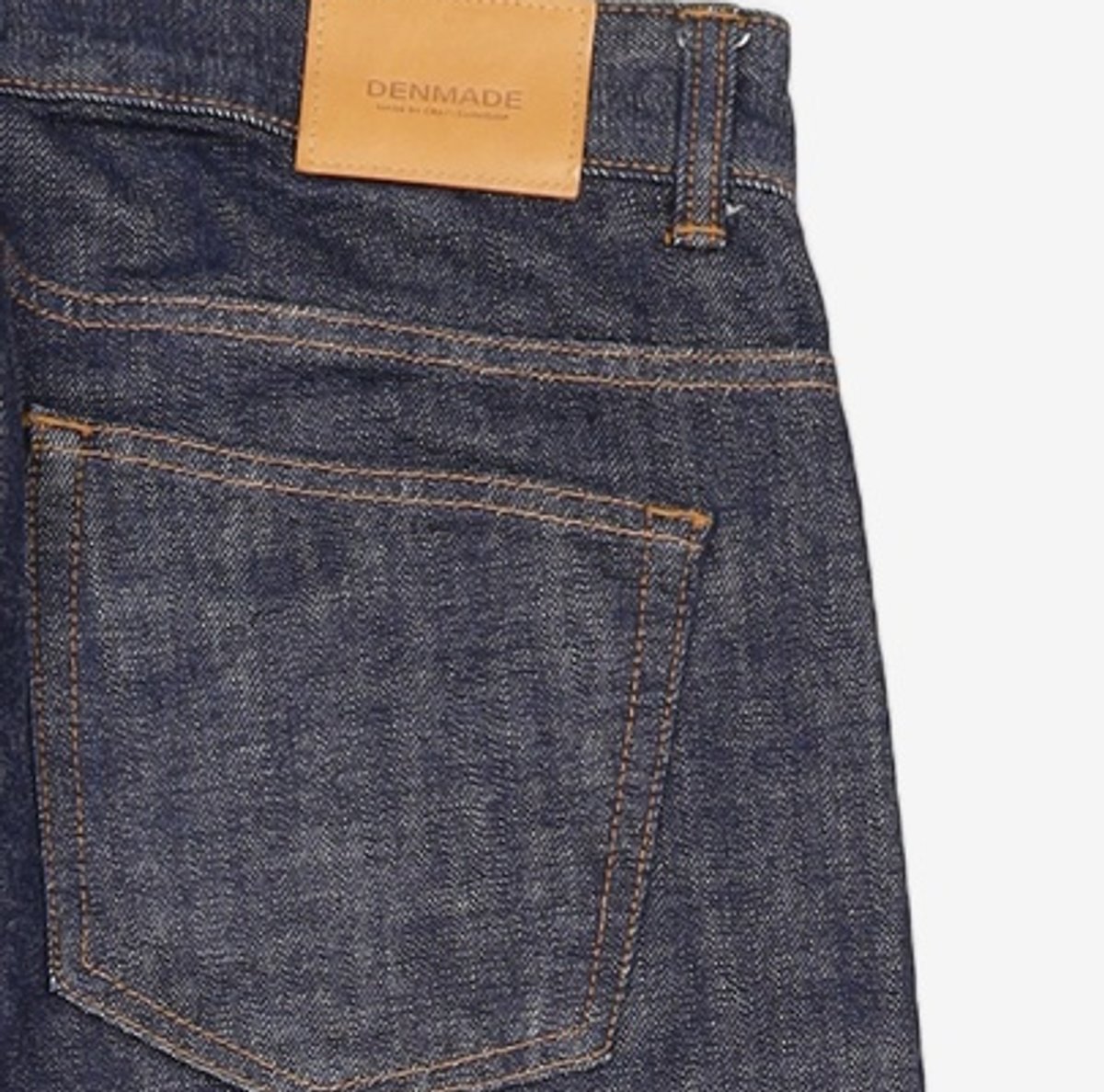 덴메이드(DENMADE) DEN0841 mid-indigo selvedge[straight long fit] L
