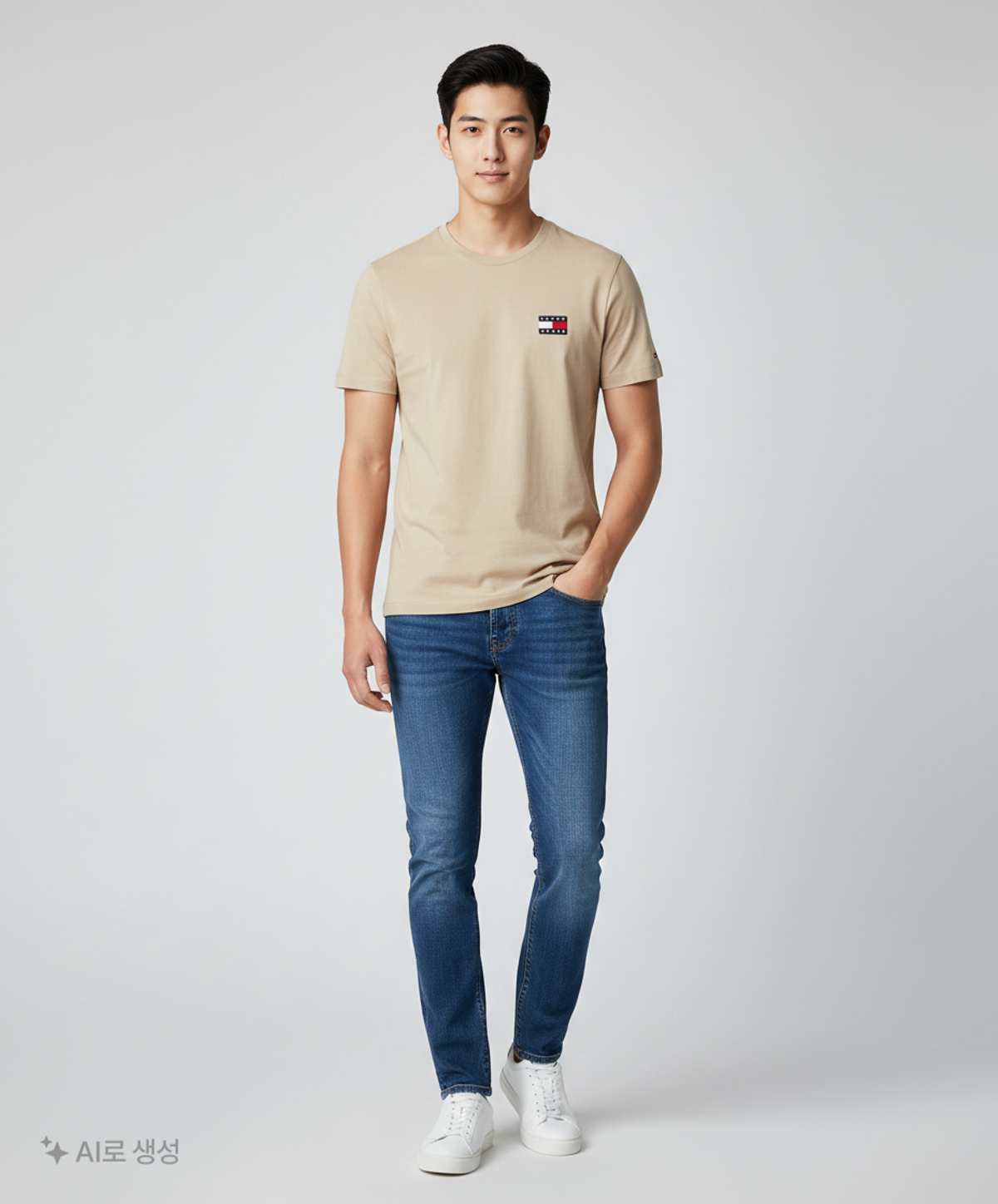 타미진스(TOMMY JEANS) 반소매 티셔츠 M