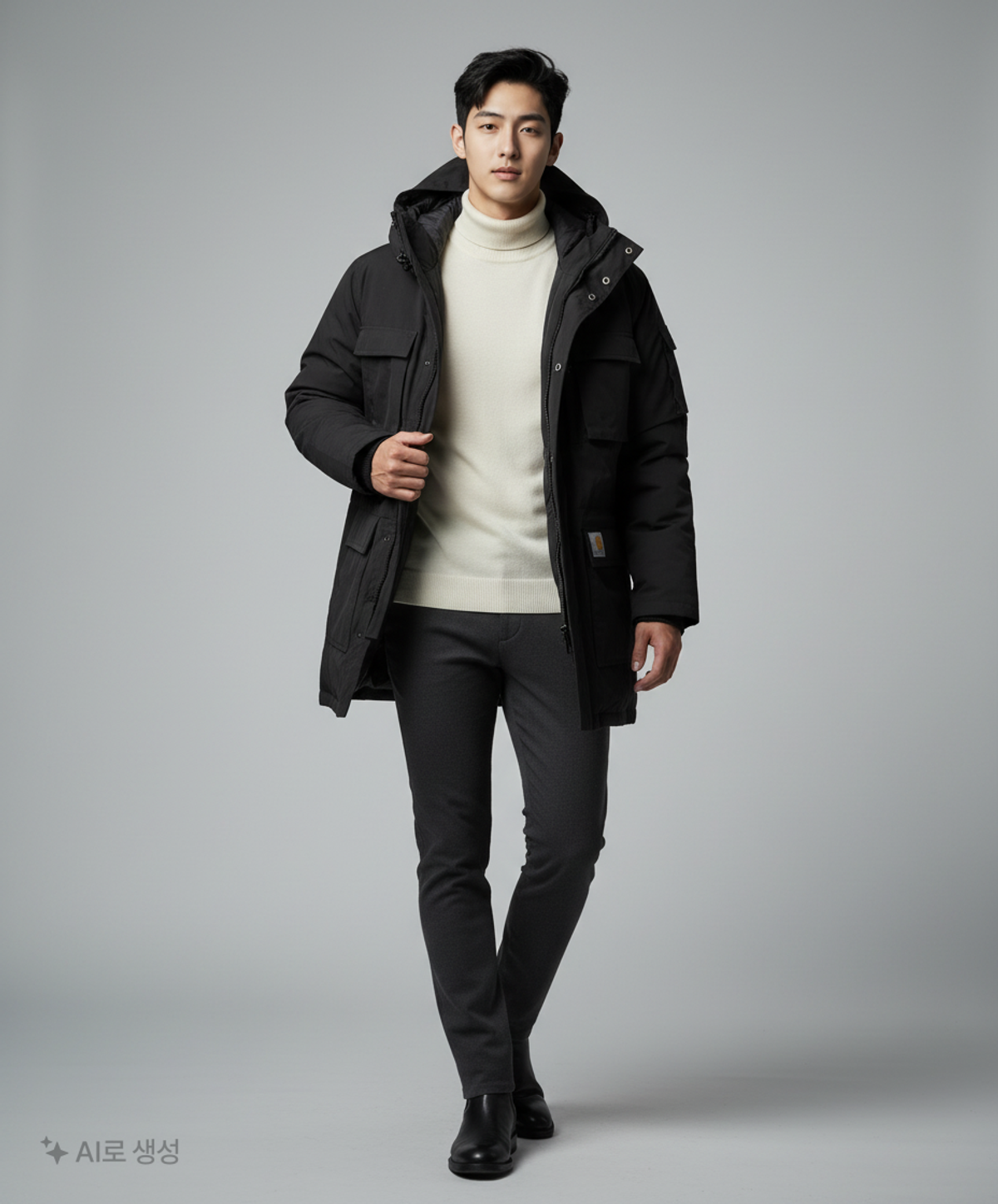 칼하트WIP(CARHARTT WIP) 하프 패딩/하프 헤비 아우터 S