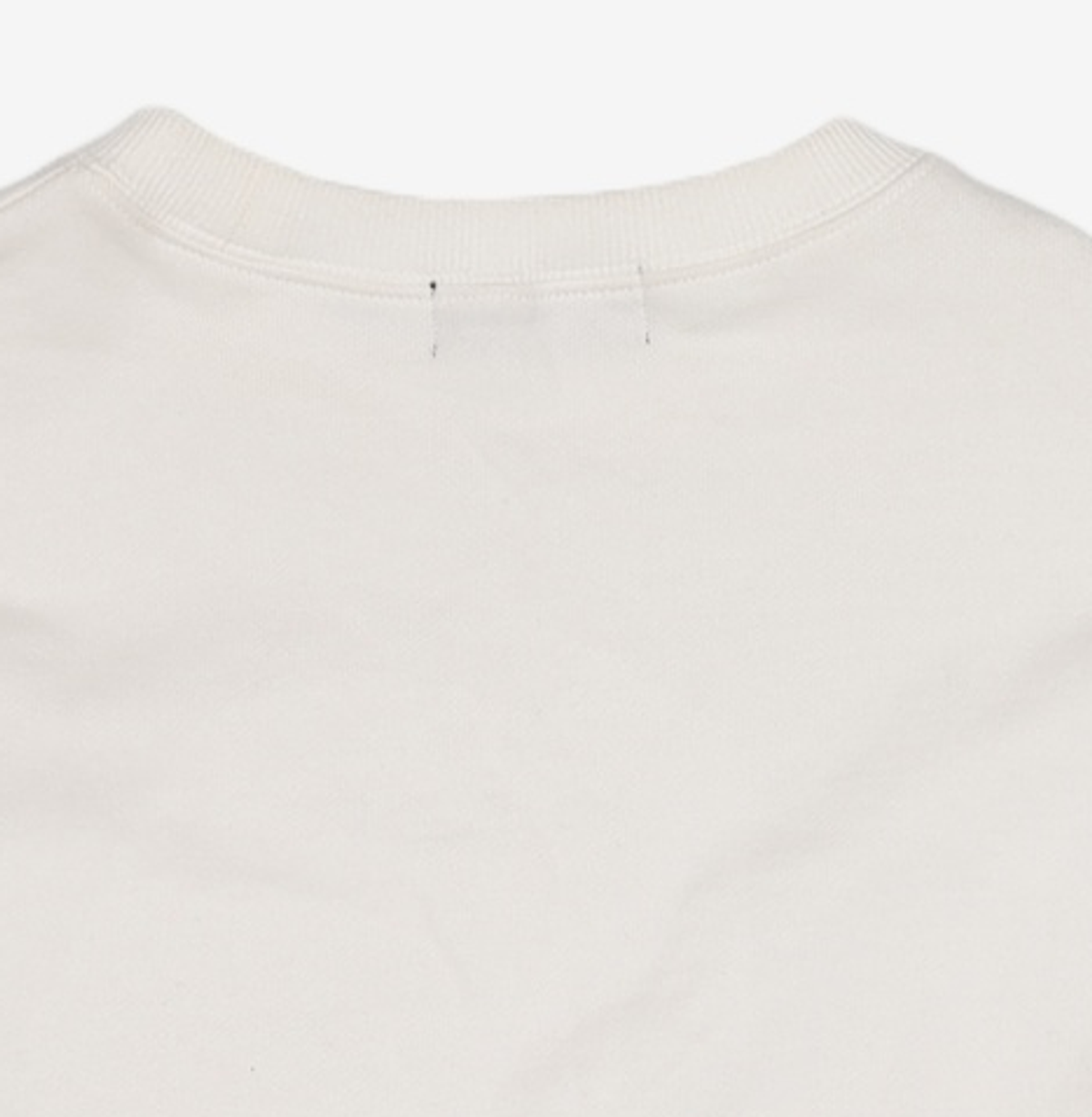 유희(YOUHEE) LACE-UP CROP SWEATSHIRT WHITE FREE