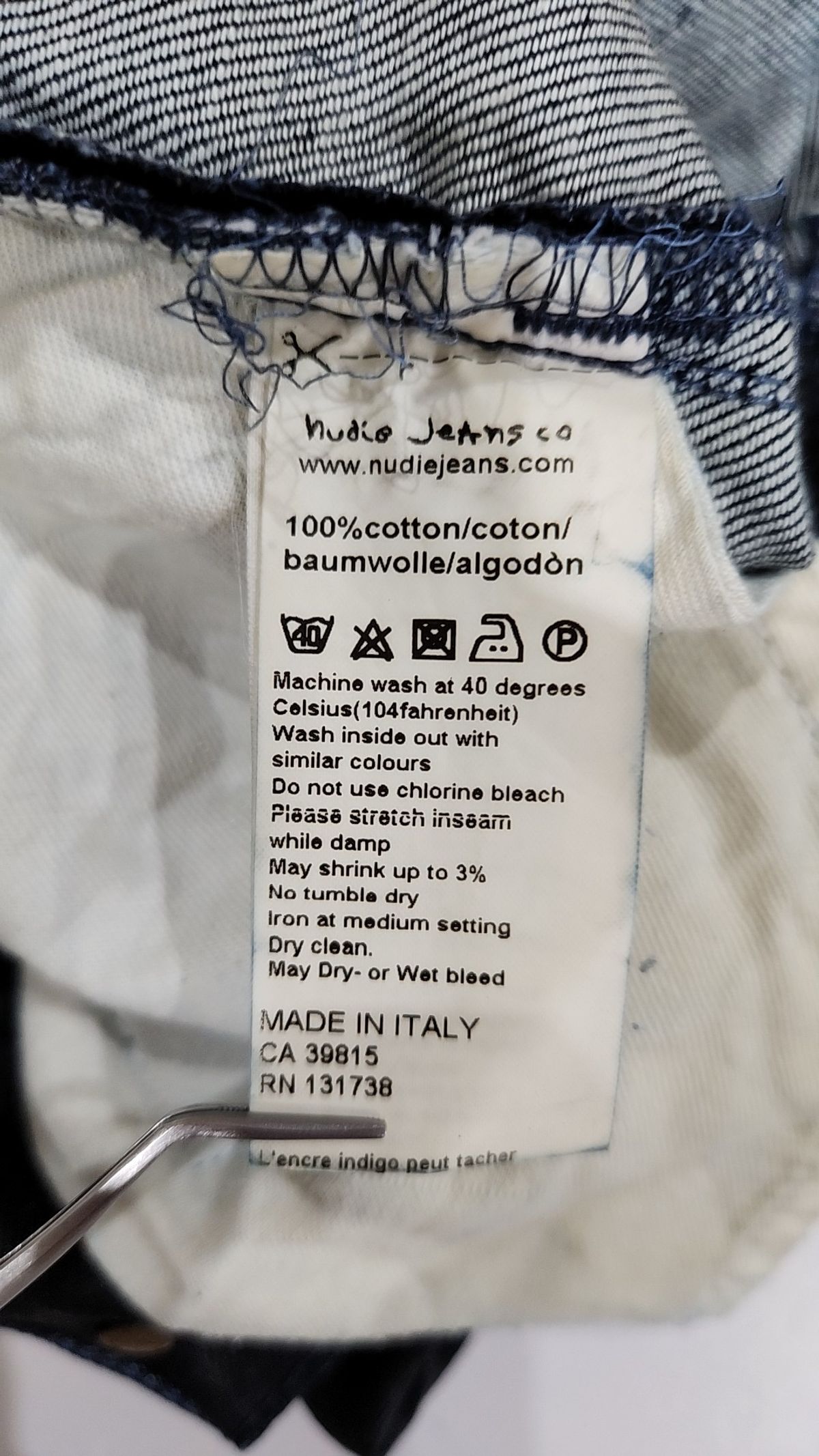 누디진(NUDIEJEANS) 청/데님 팬츠 27