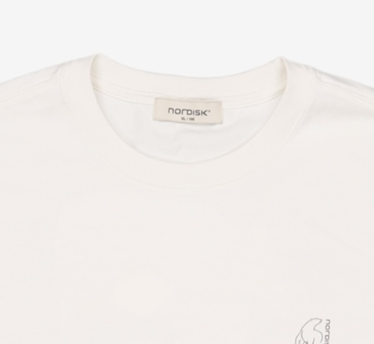 노르디스크(NORDISK) 하이킹 카툰폴라베어 반팔 티셔츠 - U_Off White XL