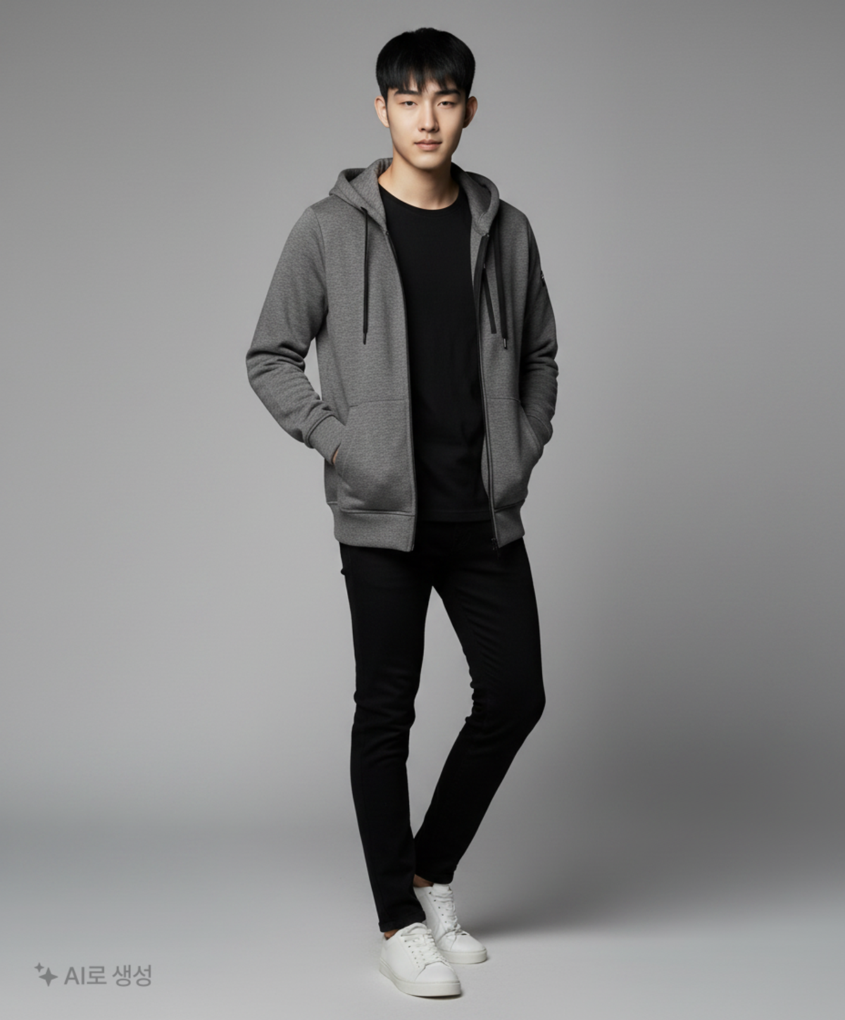니(NII) 후드 집업 M