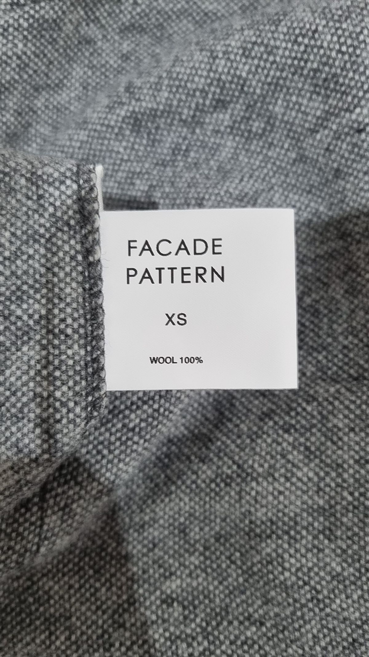 파사드패턴(FACADE PATTERN) 슈트 팬츠/슬랙스 XS