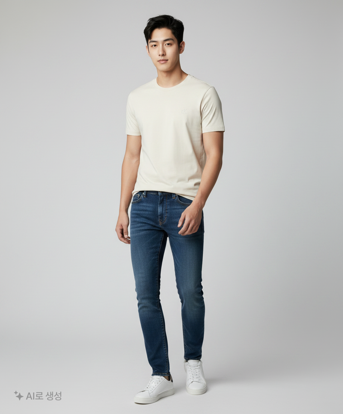 캘빈클라인 진(CALVIN KLEIN JEANS) 반소매 티셔츠 L