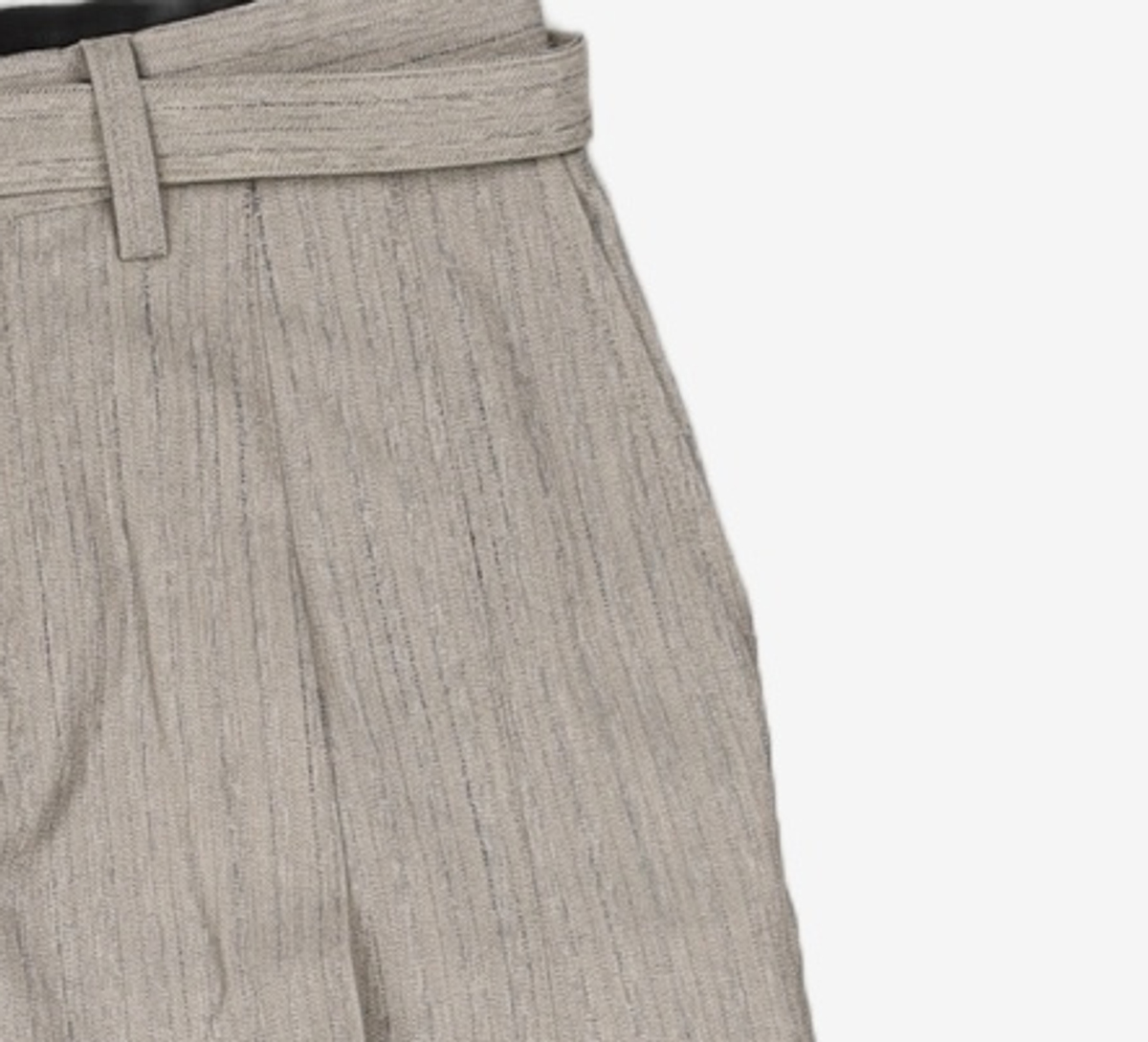 마틴플랜(MARTIN PLAN) (Set-up)Herringbone Belted Slacks - GREY M
