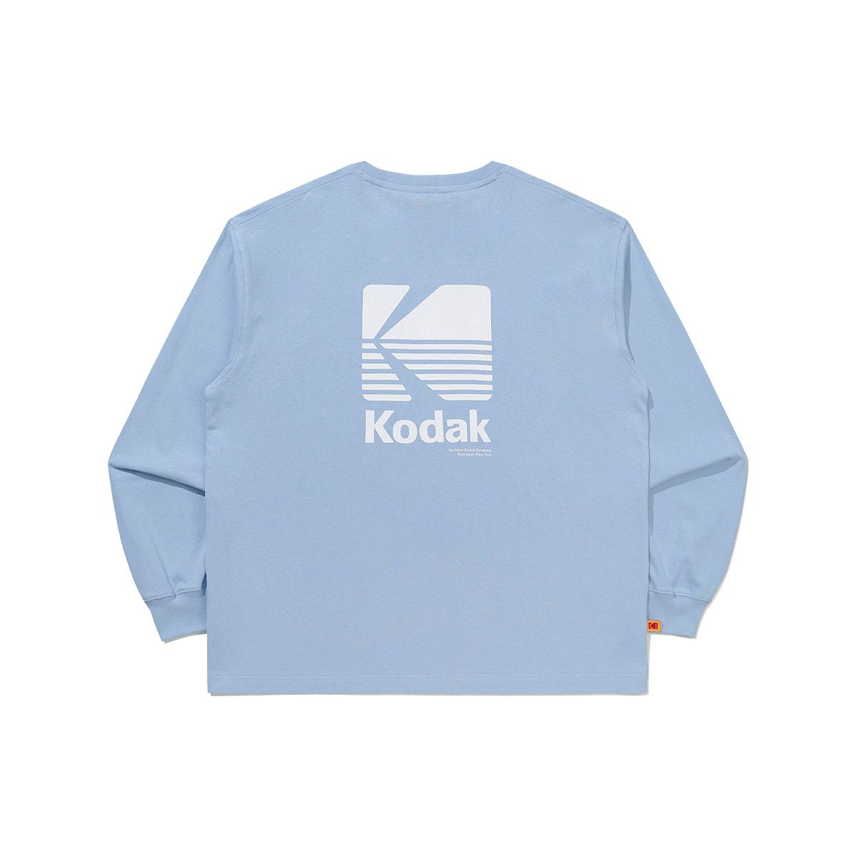 코닥(KODAK) 에센셜 빅로고 긴팔 티셔츠 SKY BLUE