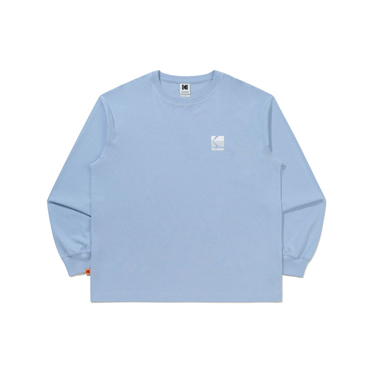 코닥(KODAK) 에센셜 빅로고 긴팔 티셔츠 SKY BLUE