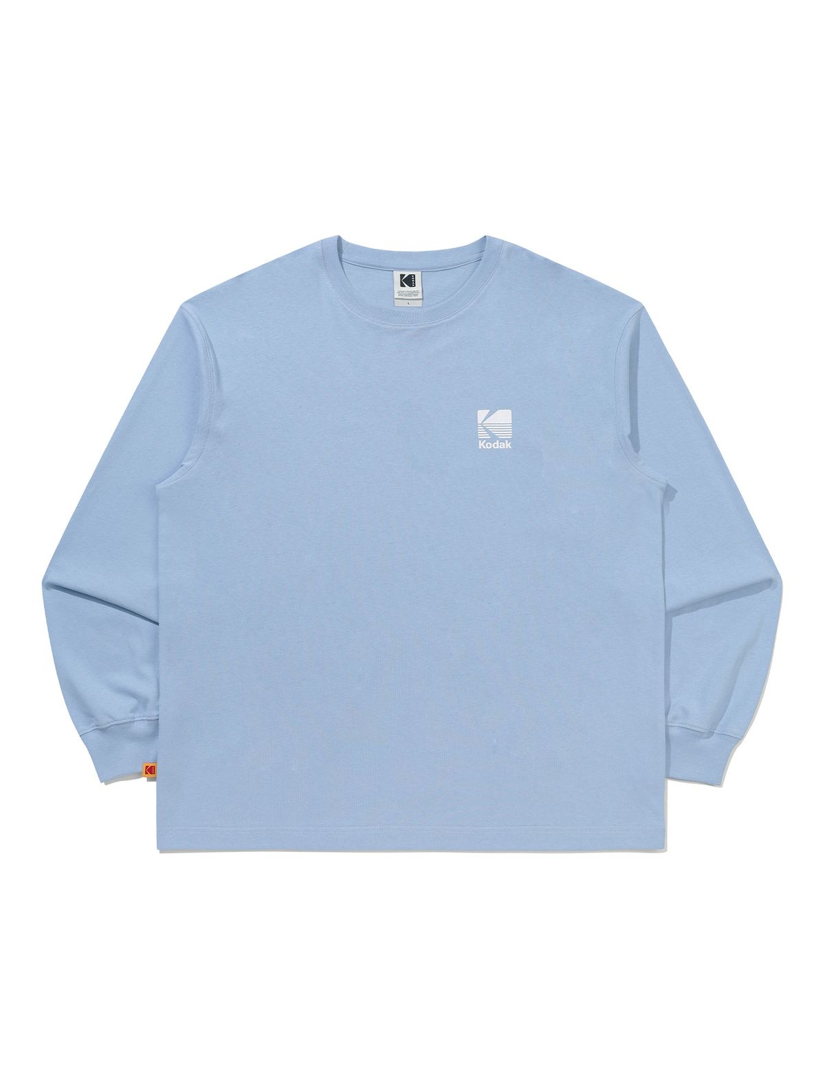 코닥(KODAK) 에센셜 빅로고 긴팔 티셔츠 SKY BLUE