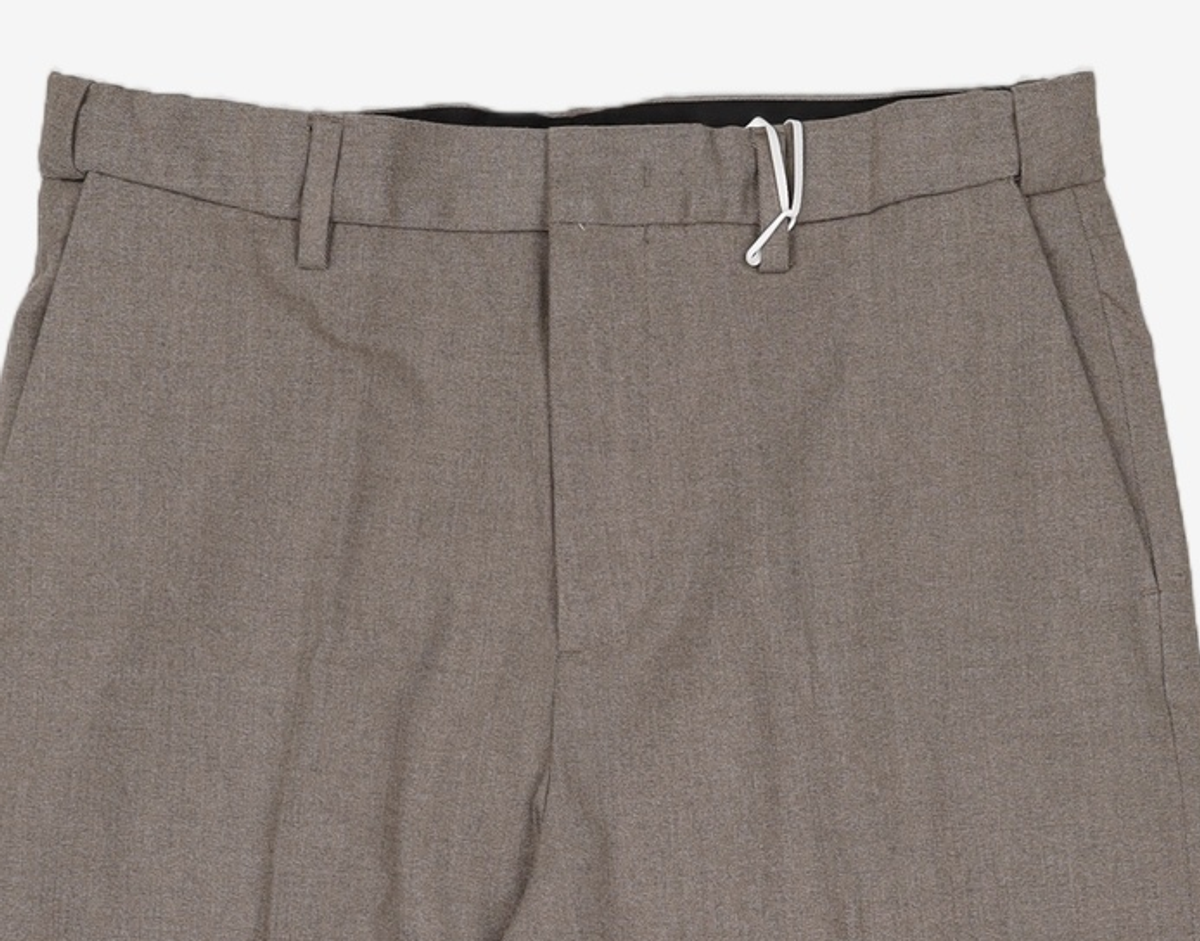 더니트컴퍼니(THEKNITCOMPANY) 22FW [SAINT YEAR] 캐시필 테이퍼드 슬랙스 [브라운] 30