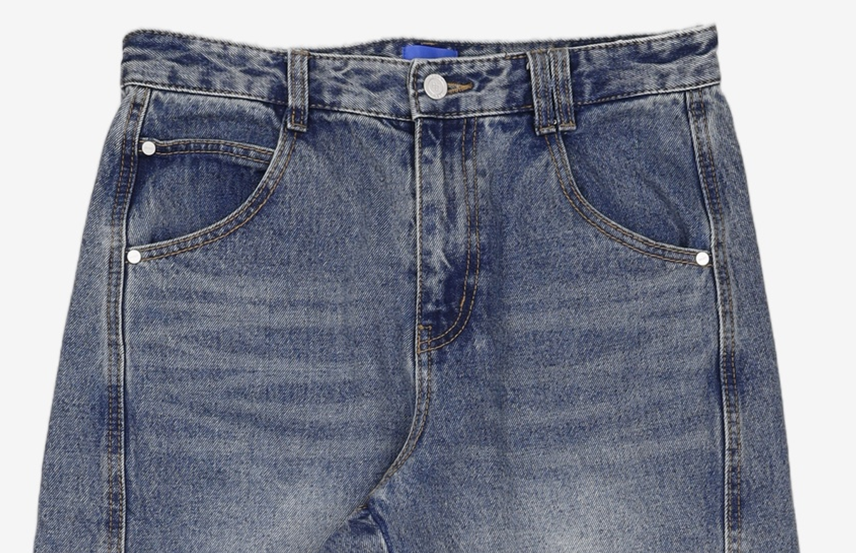 데케트(DECET) Curved Wide Jeans DCPT033Blue 30