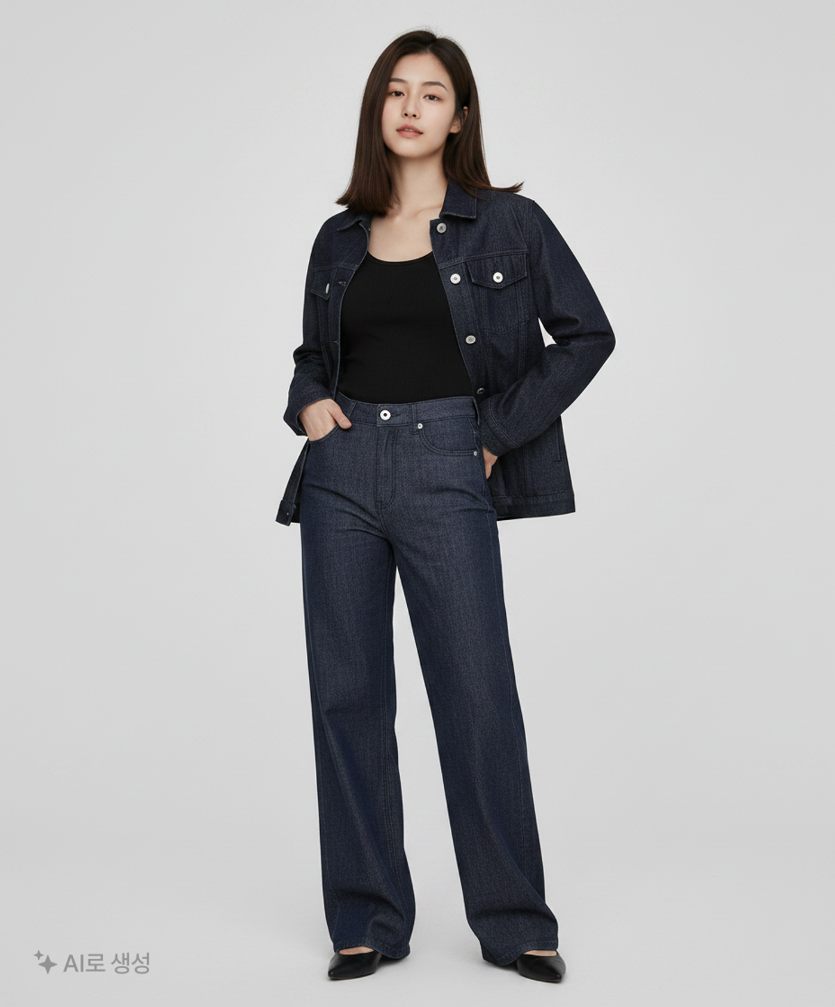 미쏘(MIXXO) 청/데님 팬츠 24