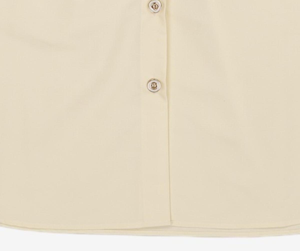 살롱 드 욘(SALON DE YOHN) Soild Wrap Shirt_ Lemon L