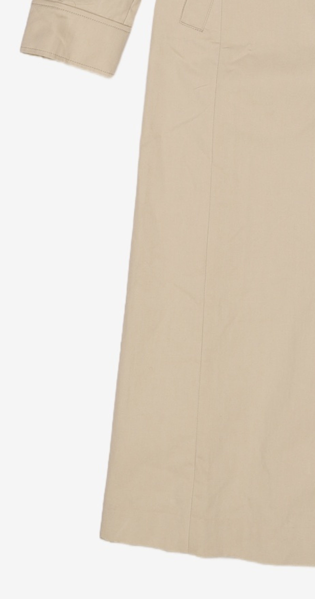 코텔로(KOTELO) Cotton Volume sleeve long Trench Coat  latte M