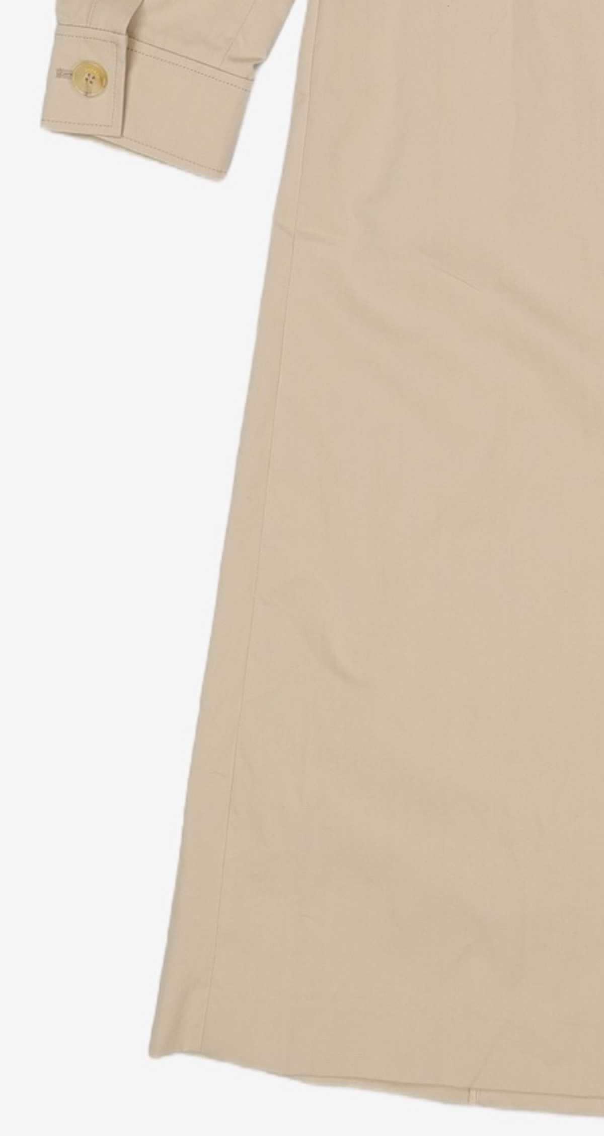 코텔로(KOTELO) Cotton Volume sleeve long Trench Coat  latte M