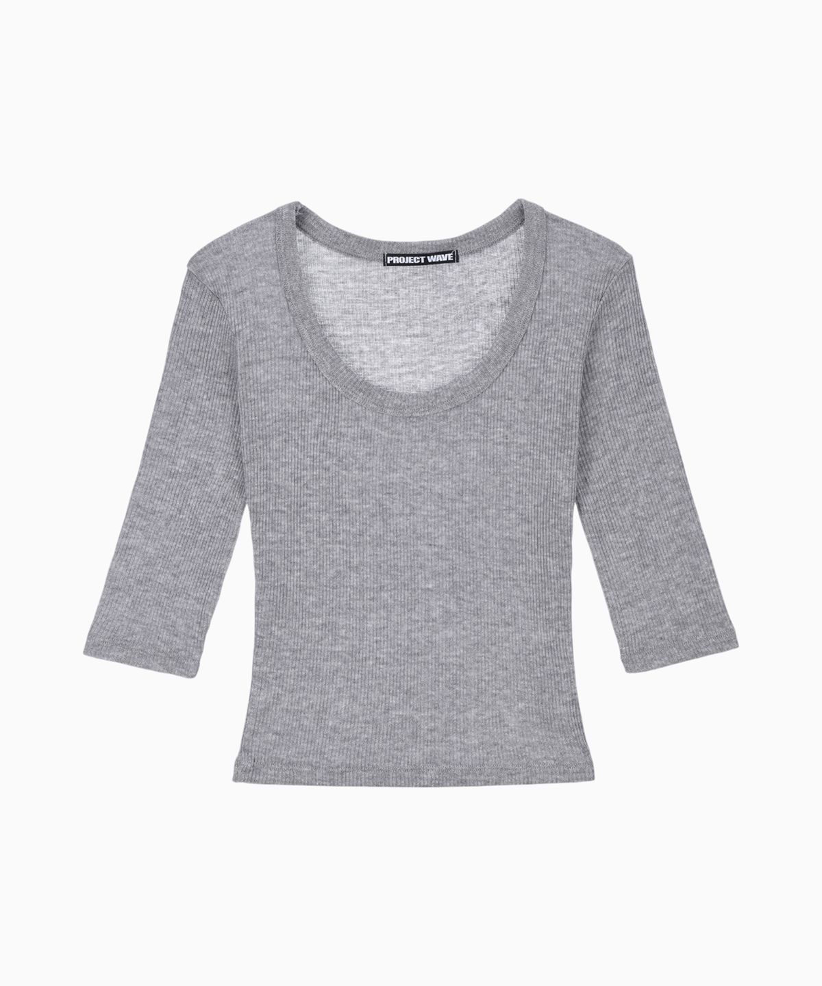 프로젝트 웨이브(PROJECT WAVE) Angora U Neck T Shirts (5color)