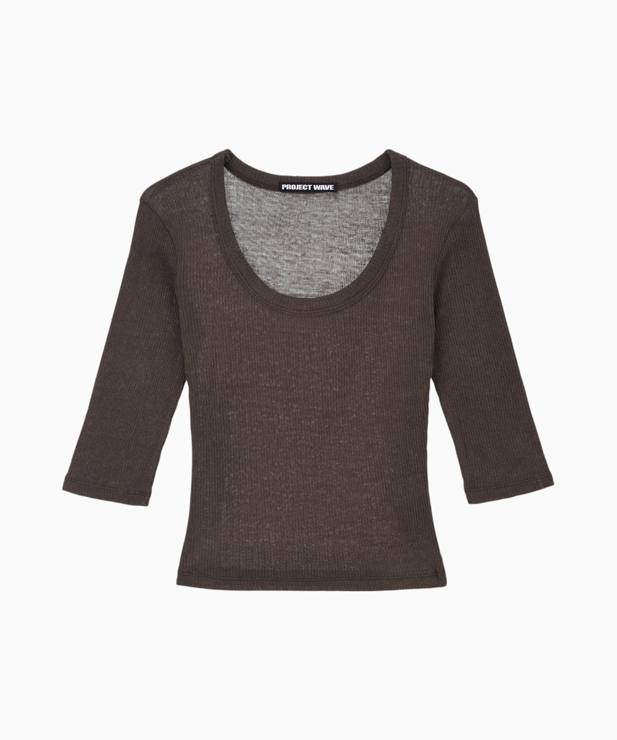 프로젝트 웨이브(PROJECT WAVE) Angora U Neck T Shirts (5color)