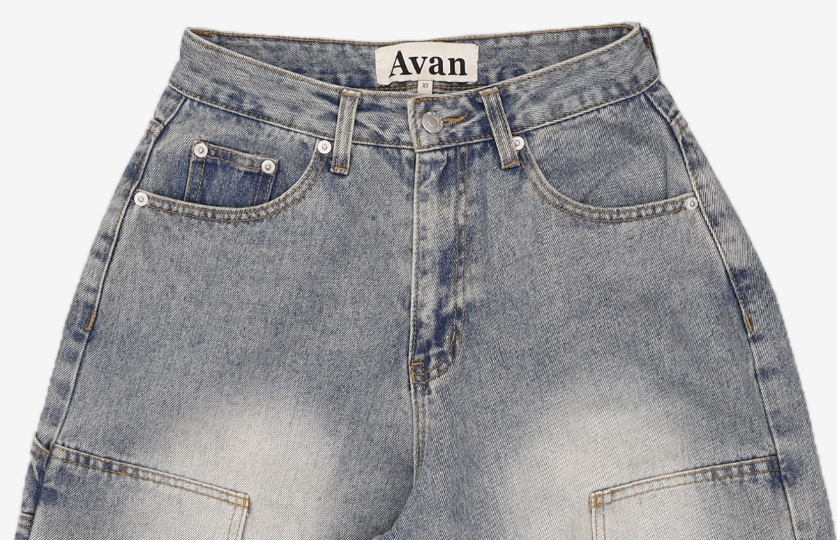 어반드레스(AVANDRESS) Carpenter Denim Shorts - 3COL XS