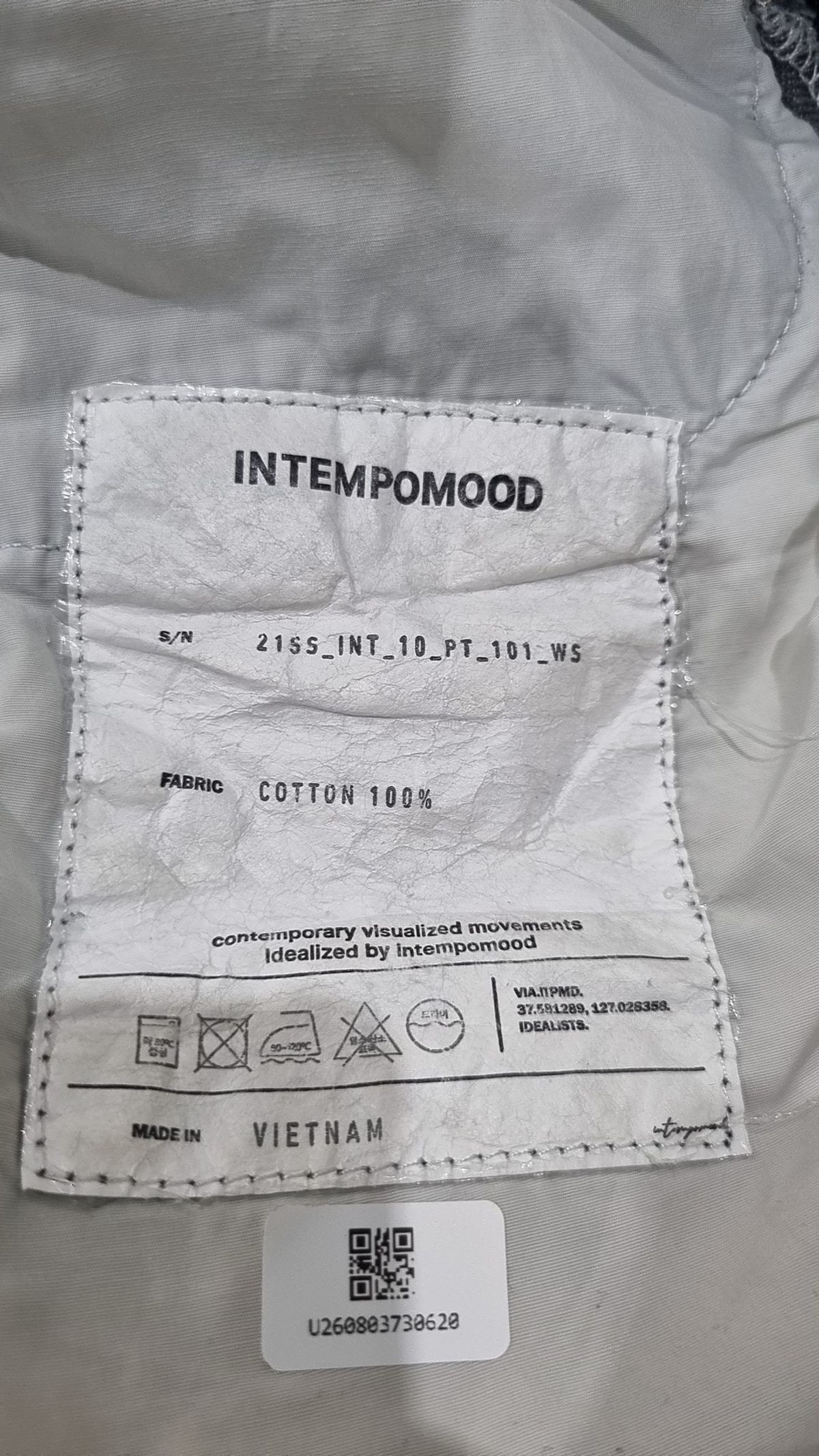 인템포무드(INTEMPOMOOD) 청/데님 팬츠 L