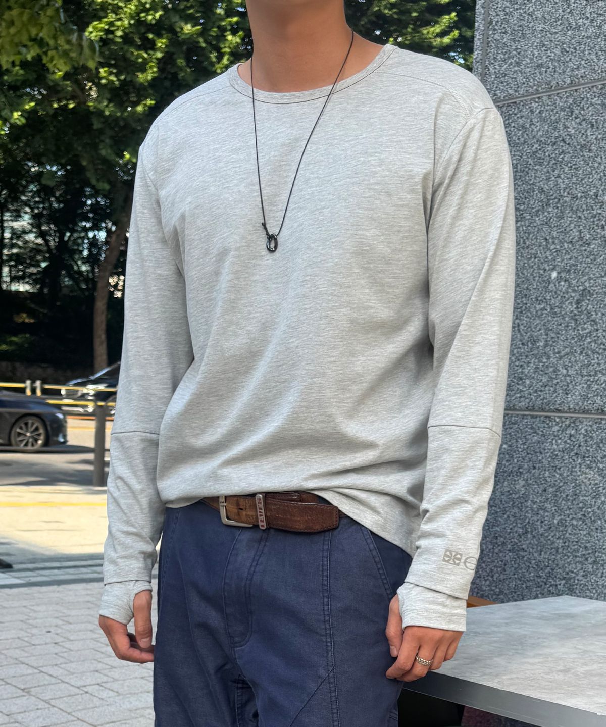 인템포무드(INTEMPOMOOD) 더블 커프 롱 슬리브 : 3컬러