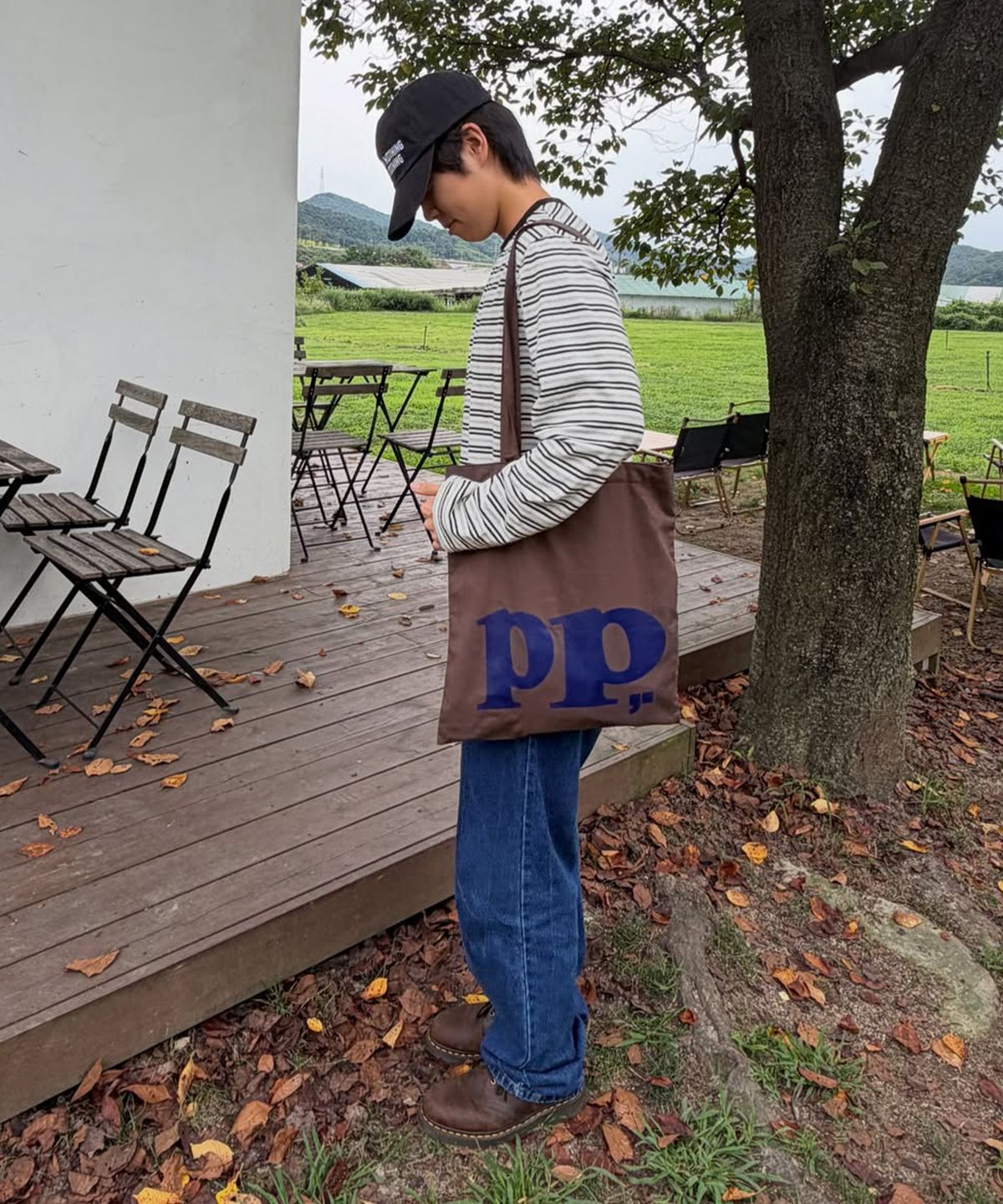 인템포무드(INTEMPOMOOD) 스테디 스트라이프 롱 슬리브 : 2컬러