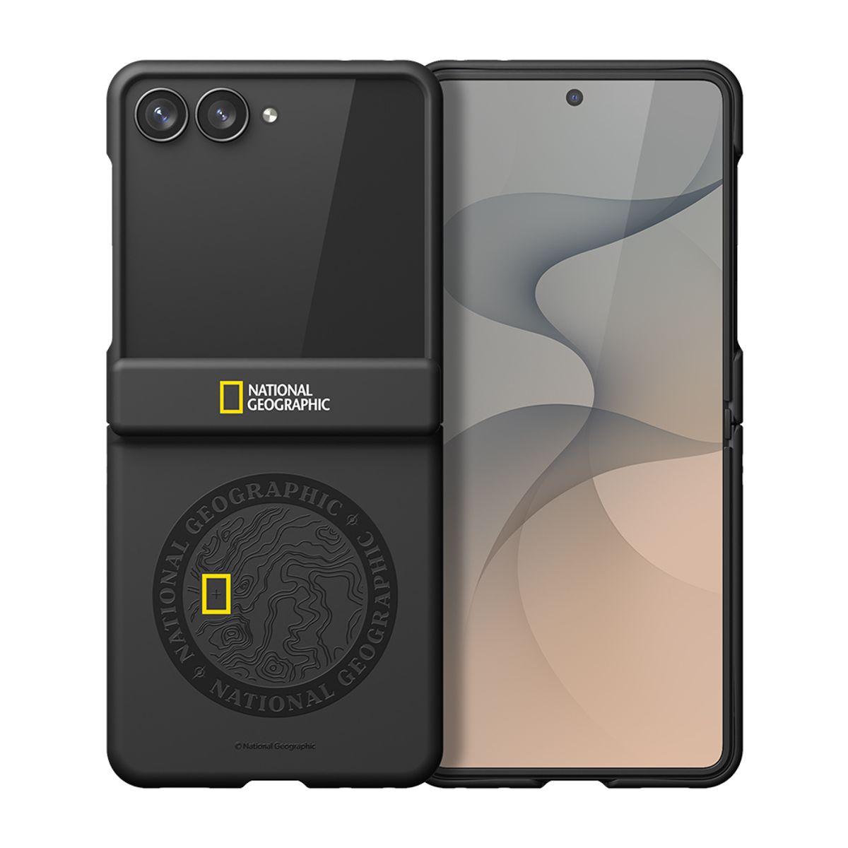 내셔널지오그래픽 모바일(NATIONAL GEOGRAPHIC MOBILE) 갤럭시Z플립8 마그네틱 슬림핏 힌지 커버 케이스