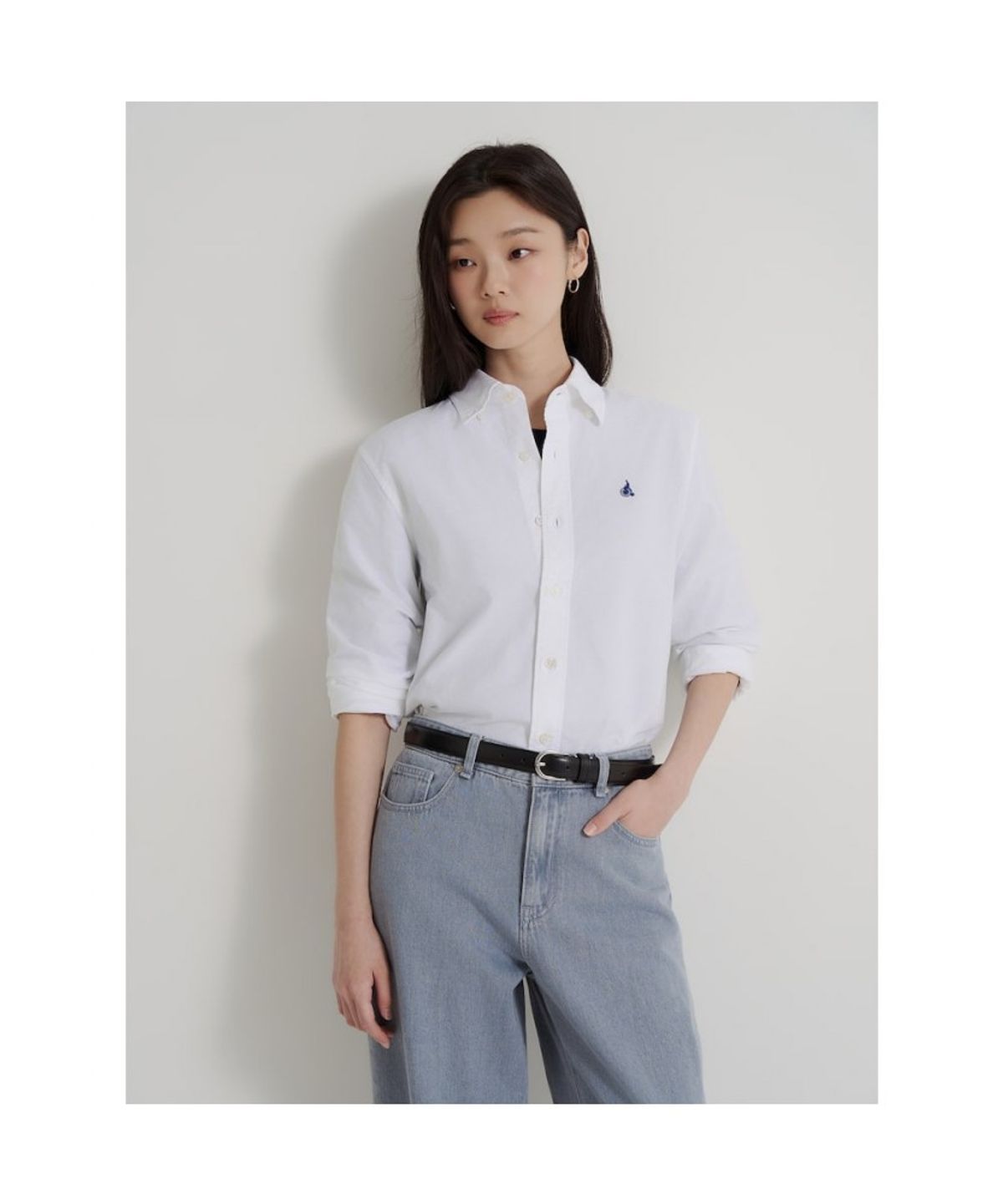 빈폴 멘(BEANPOLE MEN) [Essential] 옥스퍼드 셔츠 - 화이트