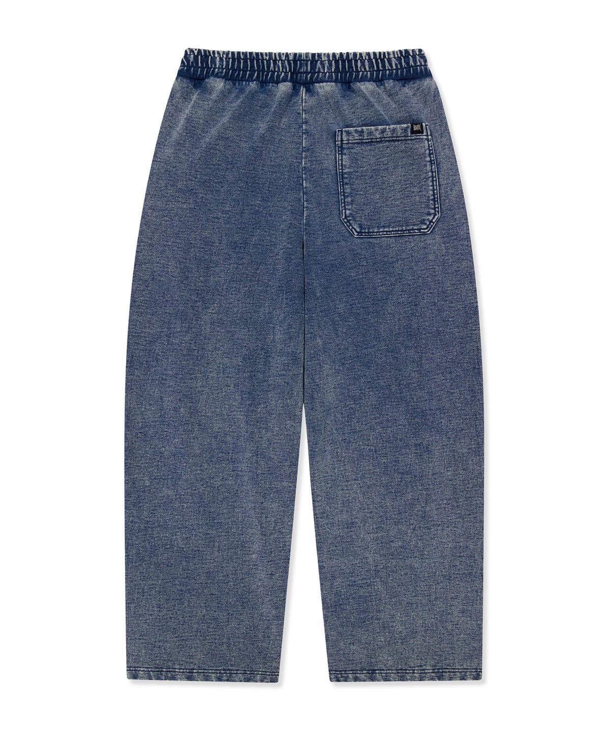 브라운브레스(BROWNBREATH) TAG TWO TUCK WIDE DENIM SWEAT PANTS