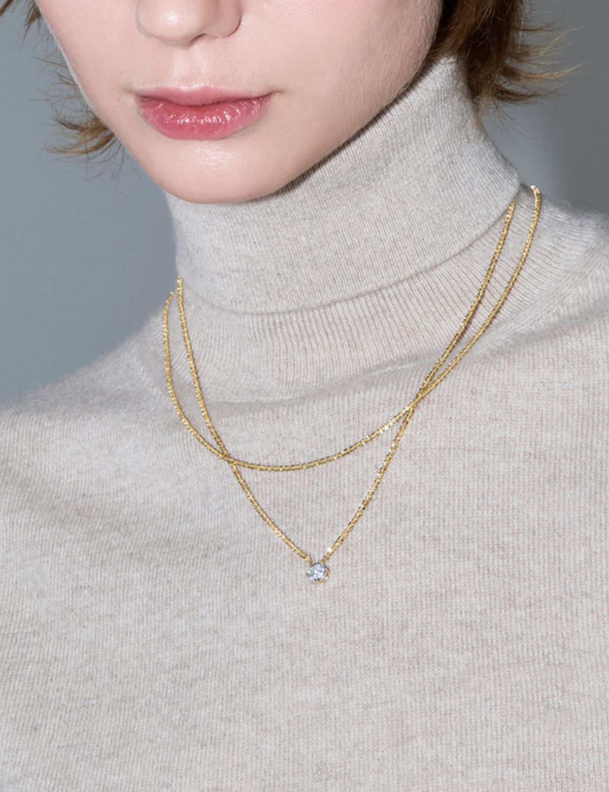 아이스볼(ICEBALL) Ice sparkle necklace
