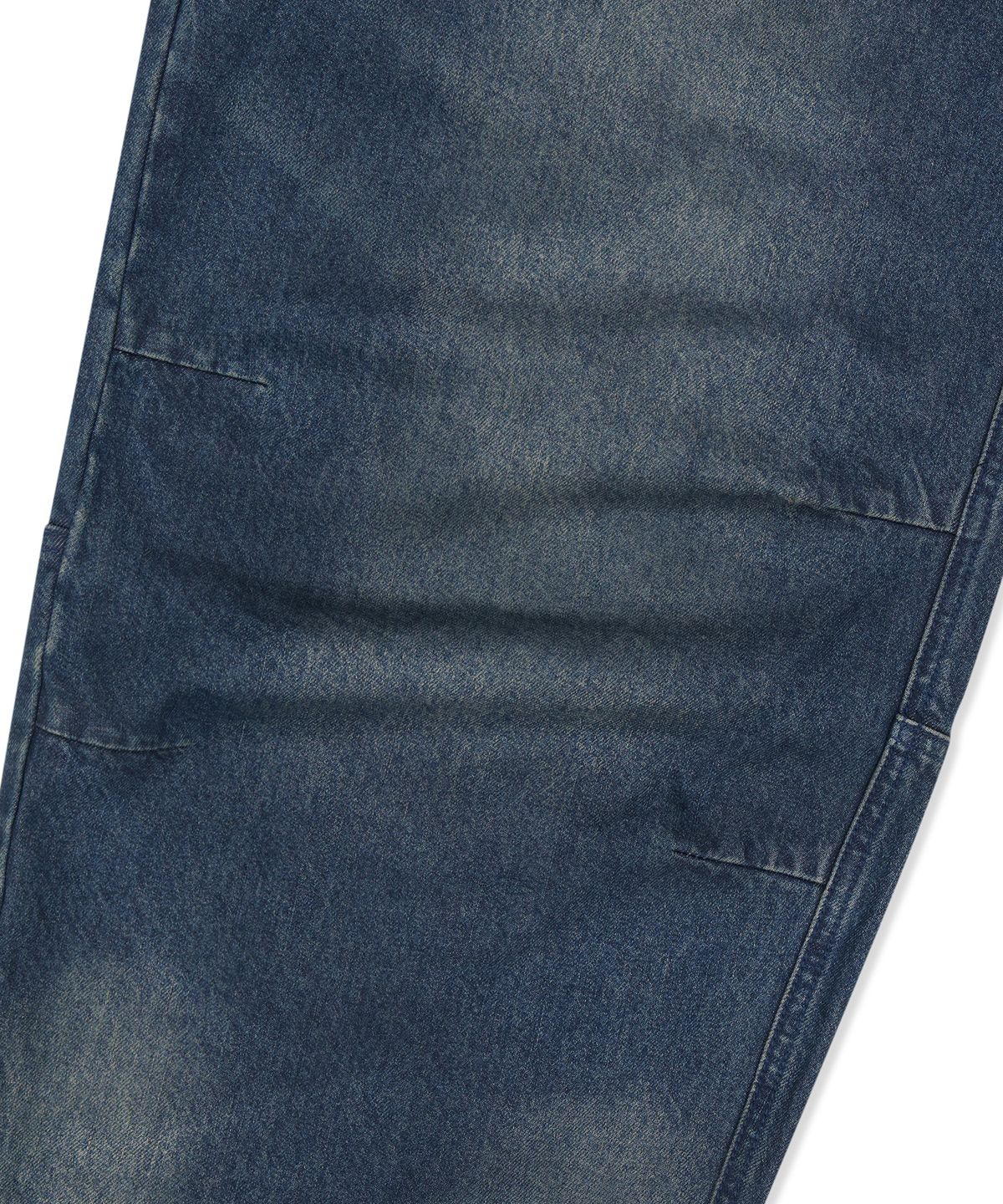 브라운브레스(BROWNBREATH) STAR EMBROIDERY TUCKED DENIM PANTS