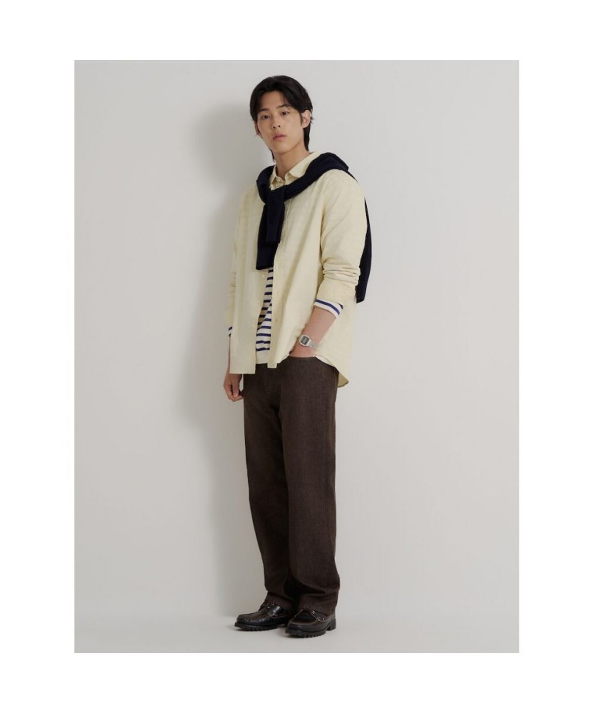 빈폴 멘(BEANPOLE MEN) [Essential] 옥스퍼드 셔츠 - 레몬