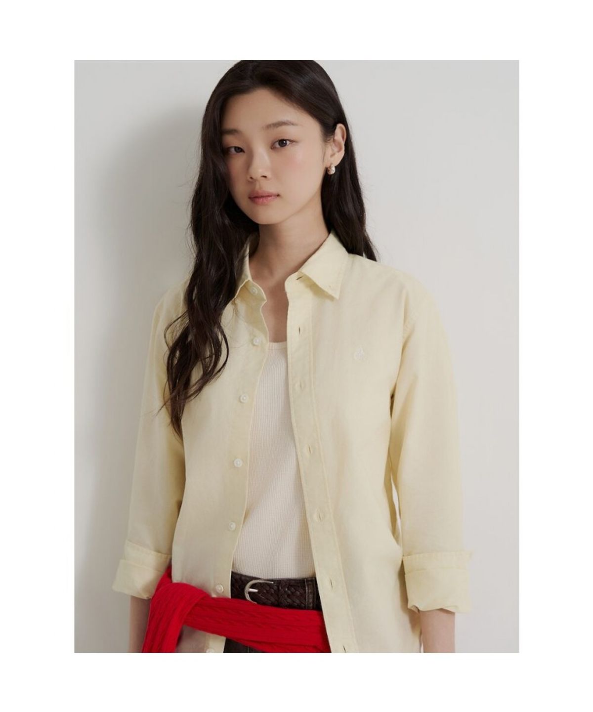 빈폴 멘(BEANPOLE MEN) [Essential] 옥스퍼드 셔츠 - 레몬
