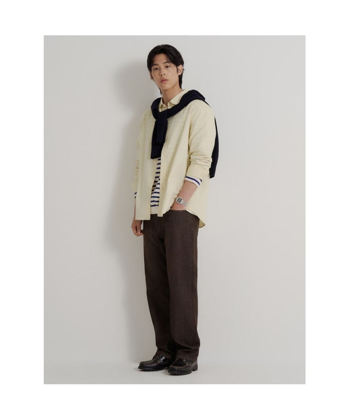 빈폴 멘(BEANPOLE MEN) [Essential] 옥스퍼드 셔츠 - 레몬