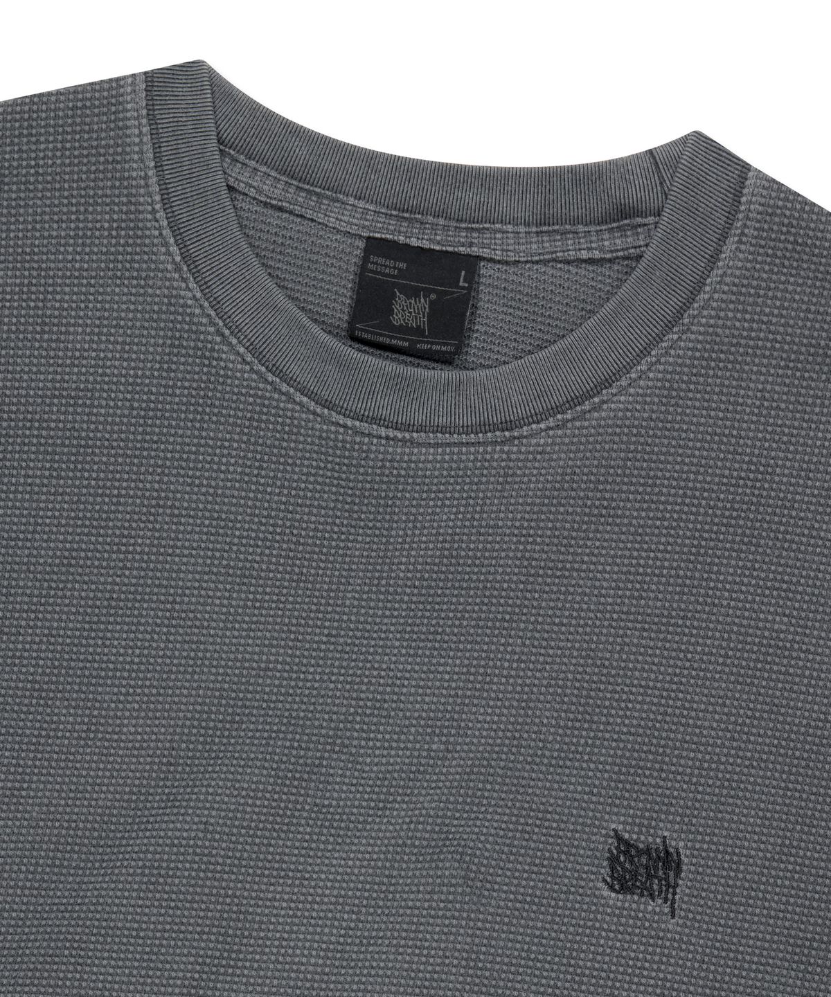 브라운브레스(BROWNBREATH) TAG PHILOSOPHY LONGSLEEVE
