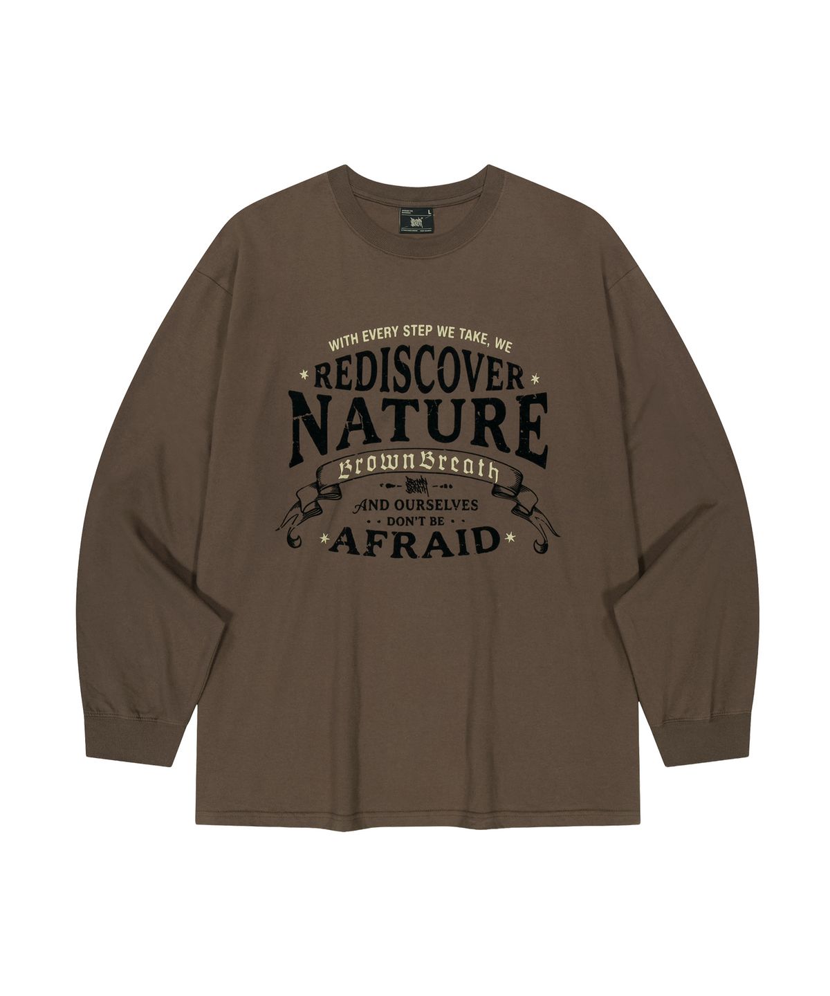 브라운브레스(BROWNBREATH) VINTAGE BB LOGO LONGSLEEVE