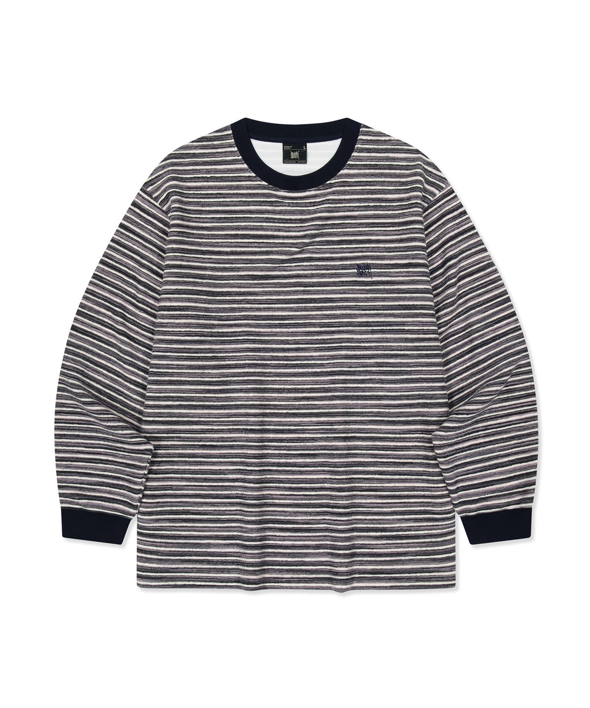 브라운브레스(BROWNBREATH) TAG STRIPE LONGSLEEVE