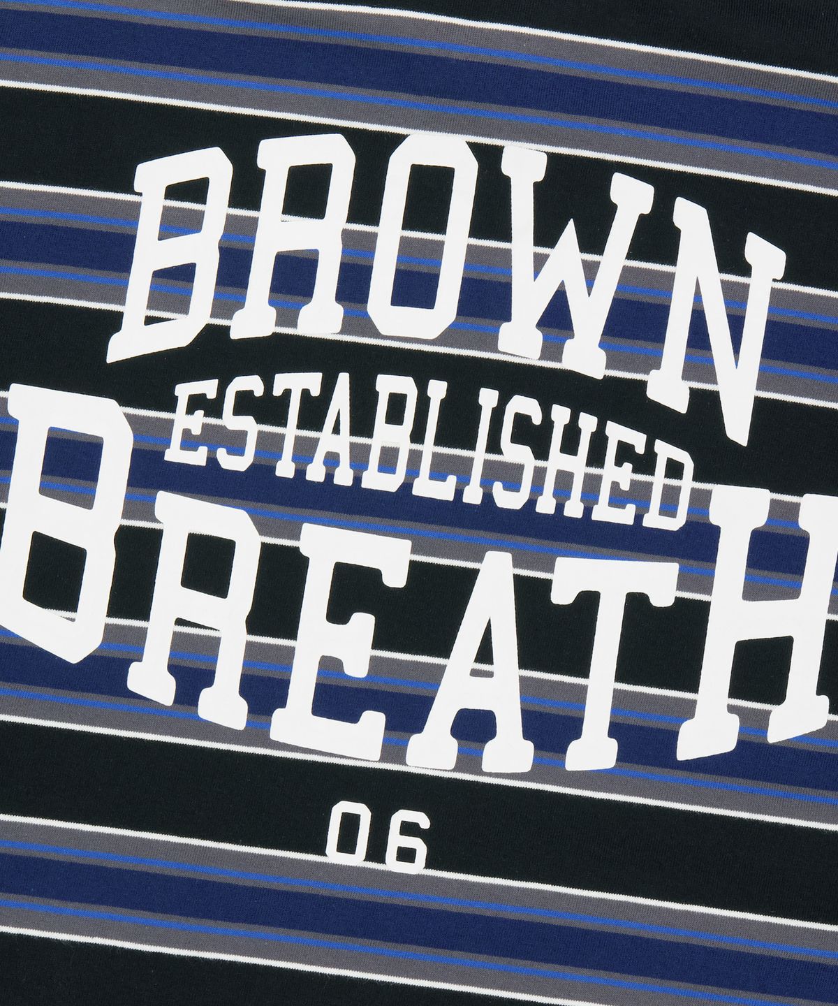 브라운브레스(BROWNBREATH) MULTI STRIPE RUGBY LONGSLEEVE