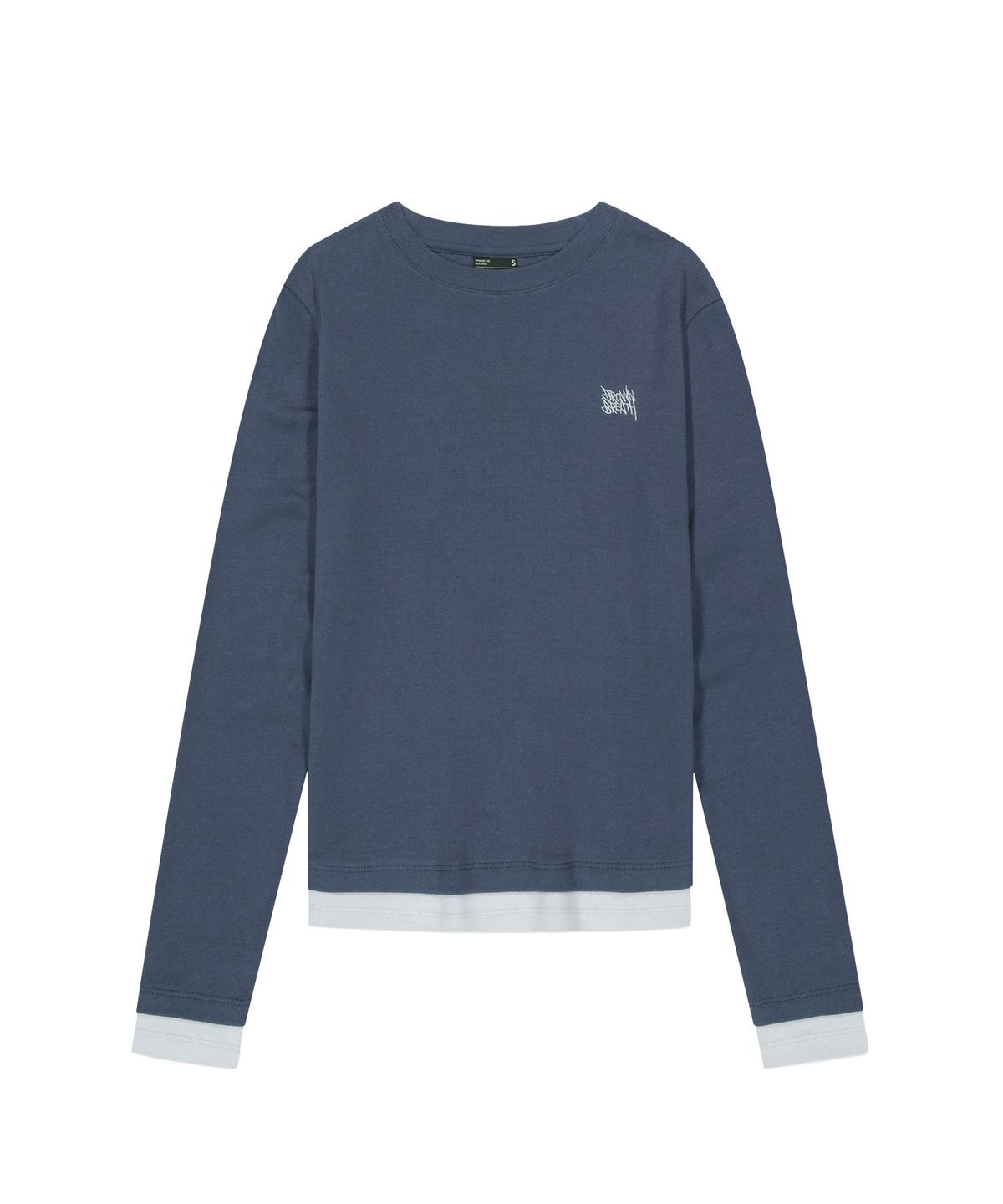 브라운브레스(BROWNBREATH) W LAYERED LONGSLEEVE