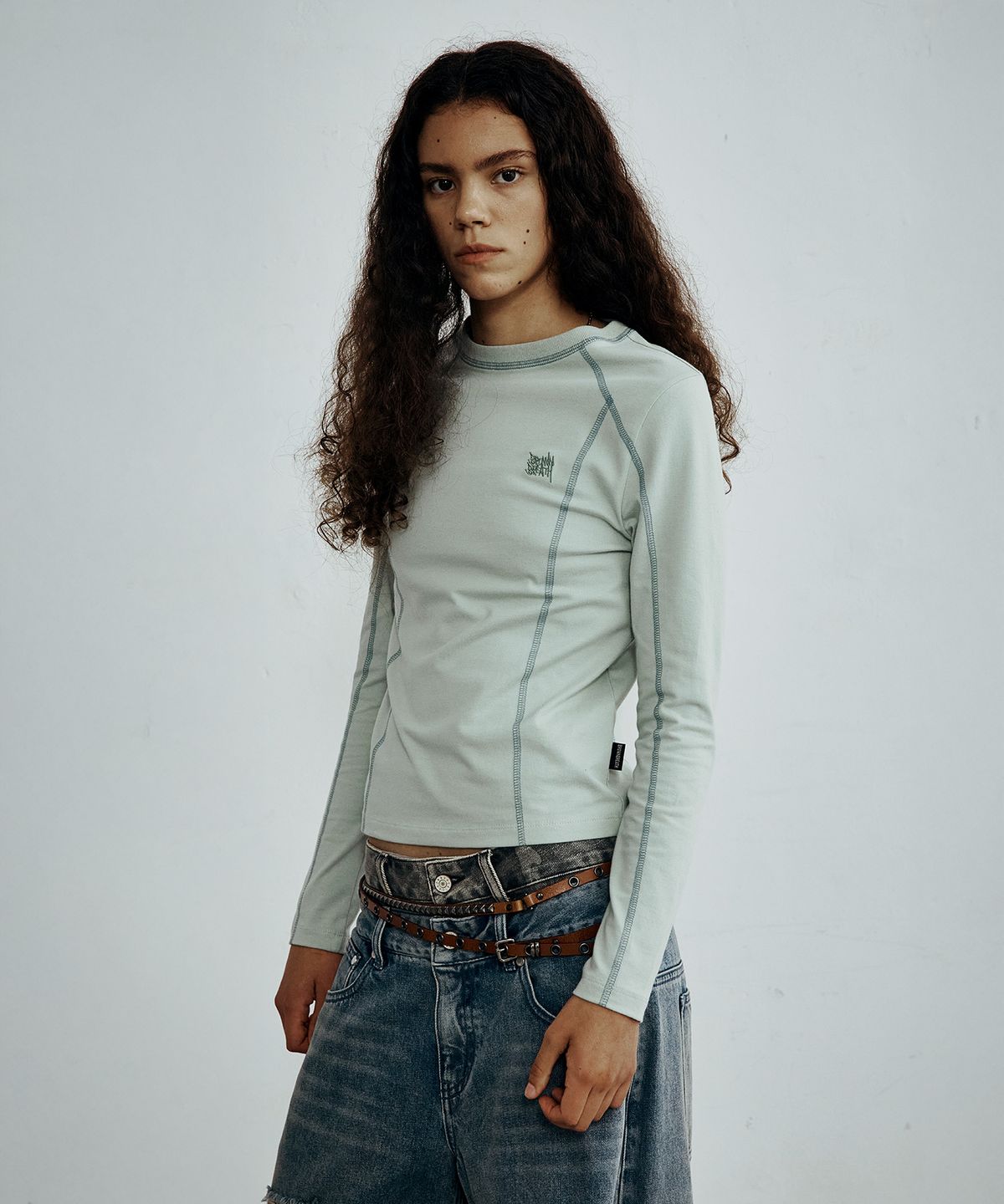 브라운브레스(BROWNBREATH) W STITCH POINT LONGSLEEVE