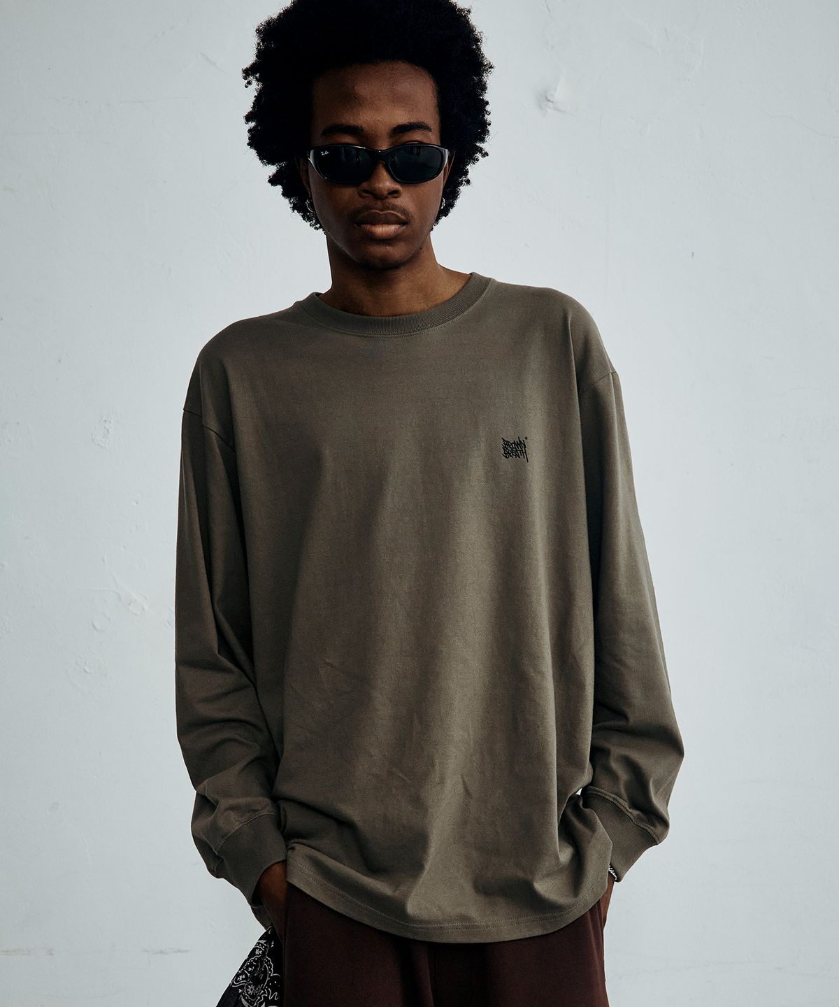 브라운브레스(BROWNBREATH) EAGLE SPRAY LONGSLEEVE