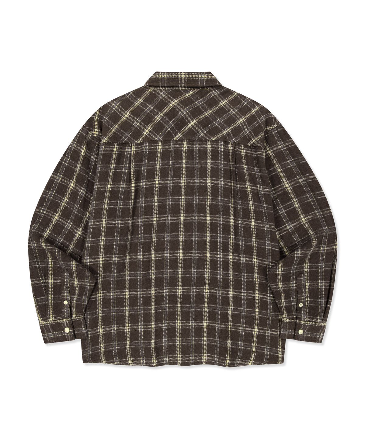 브라운브레스(BROWNBREATH) TAG BRUSH CHECK SHIRTS