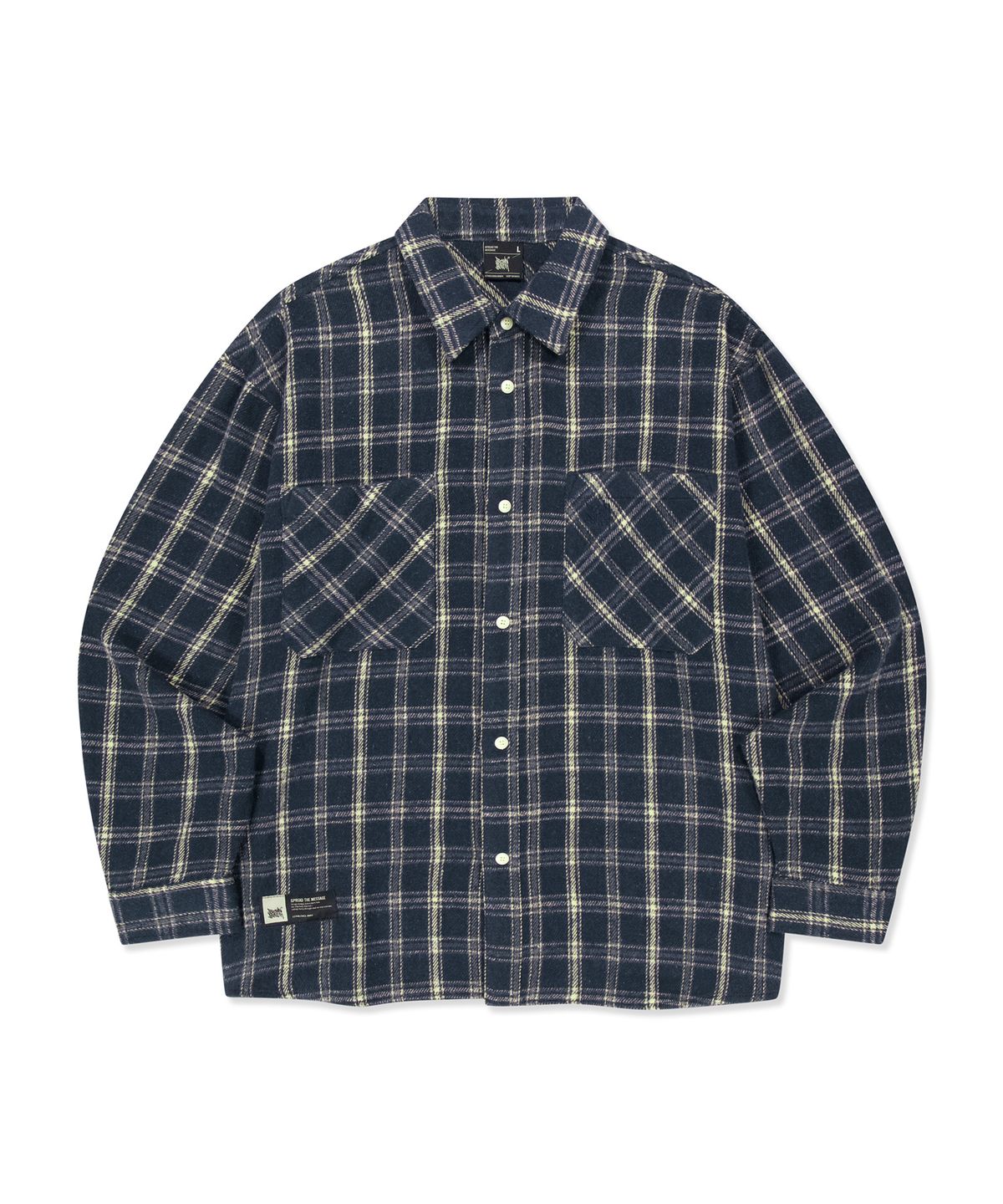 브라운브레스(BROWNBREATH) TAG BRUSH CHECK SHIRTS