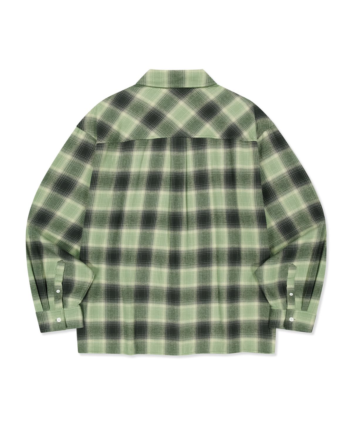 브라운브레스(BROWNBREATH) TAG OMBRE CHECK SHIRTS