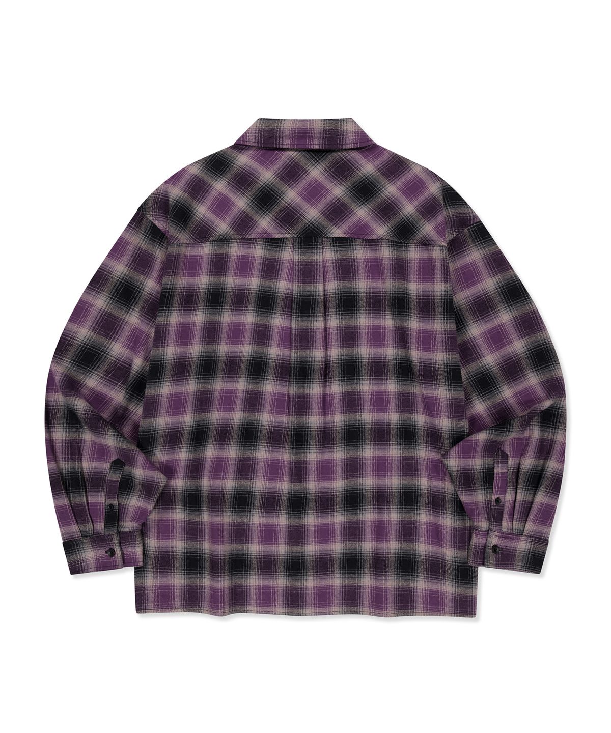 브라운브레스(BROWNBREATH) TAG OMBRE CHECK SHIRTS