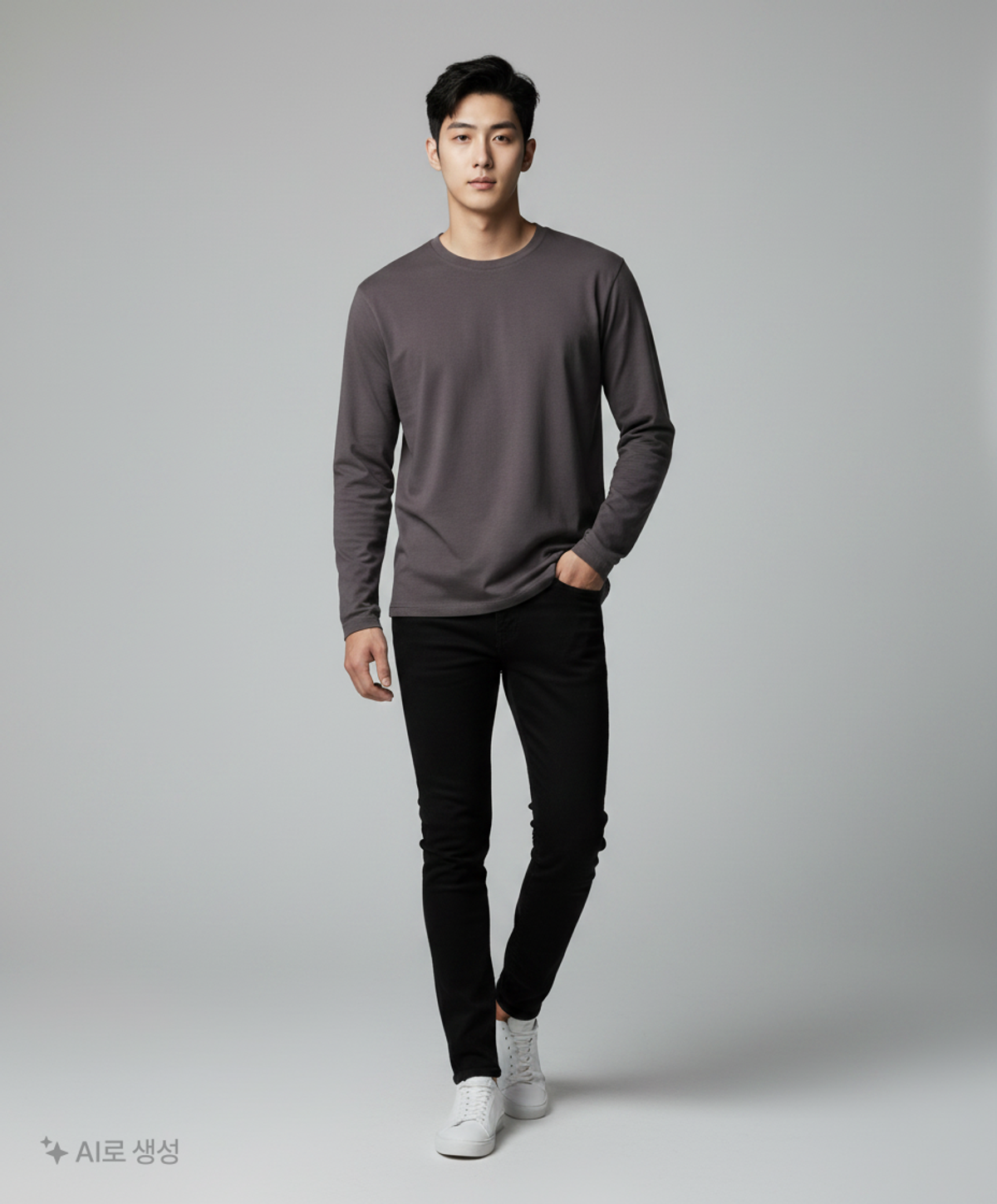 스파오(SPAO) 긴소매 티셔츠 L