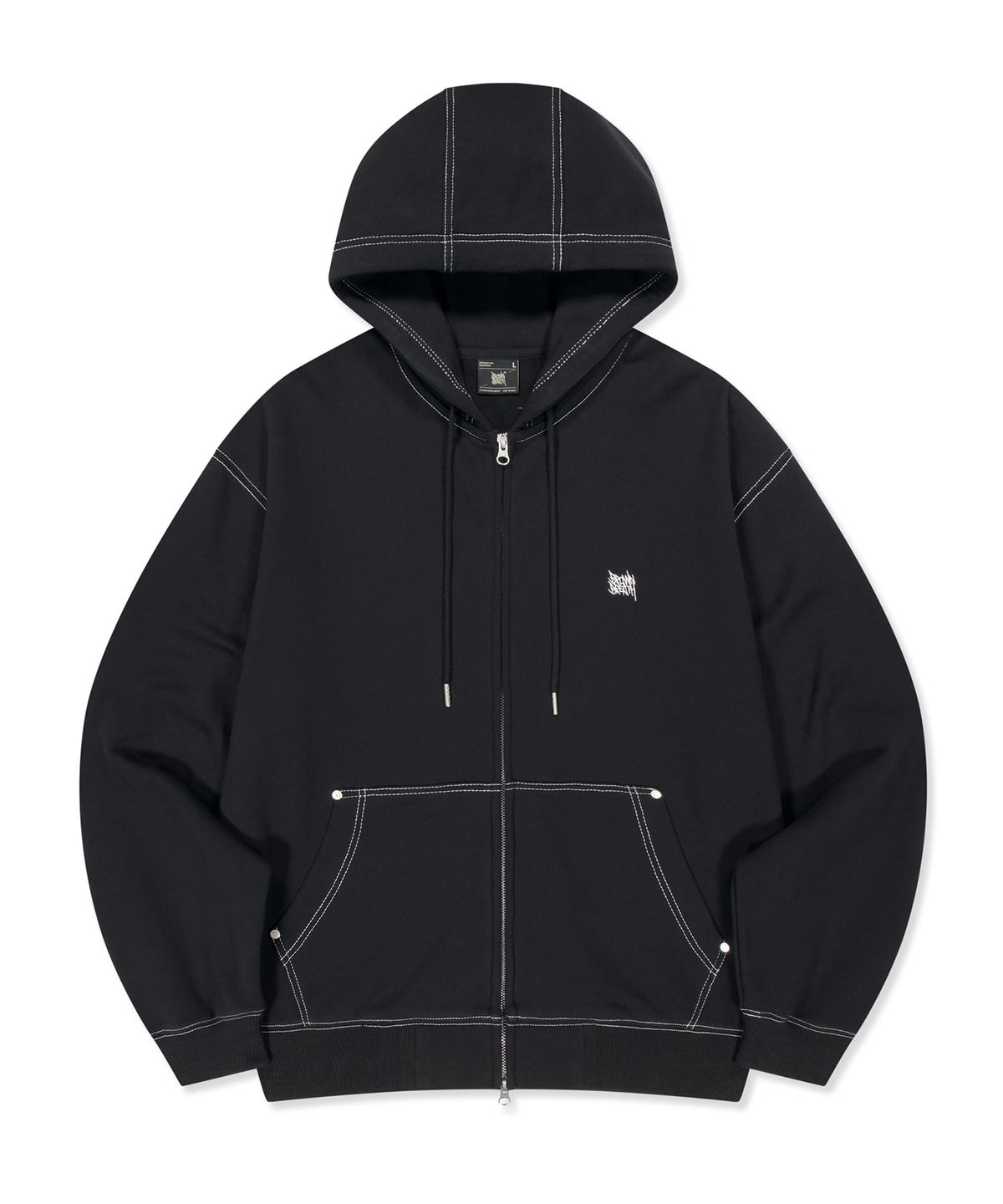 브라운브레스(BROWNBREATH) STITCH TAG HOOD ZIP UP