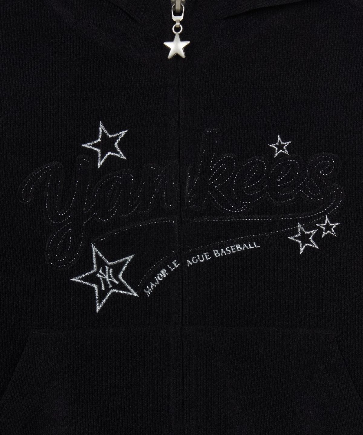 엠엘비 키즈(MLB KIDS) 스트릿 걸즈 후드집업 와이드팬츠 세트 NY (Black)