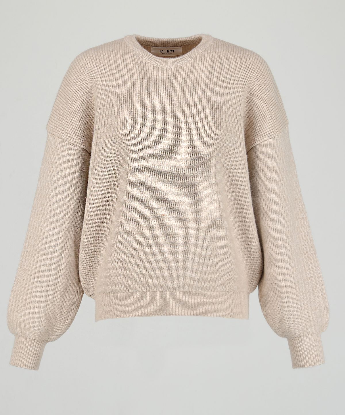 블레티(VLETI) Viscose Balloon Round Knit (Beige)