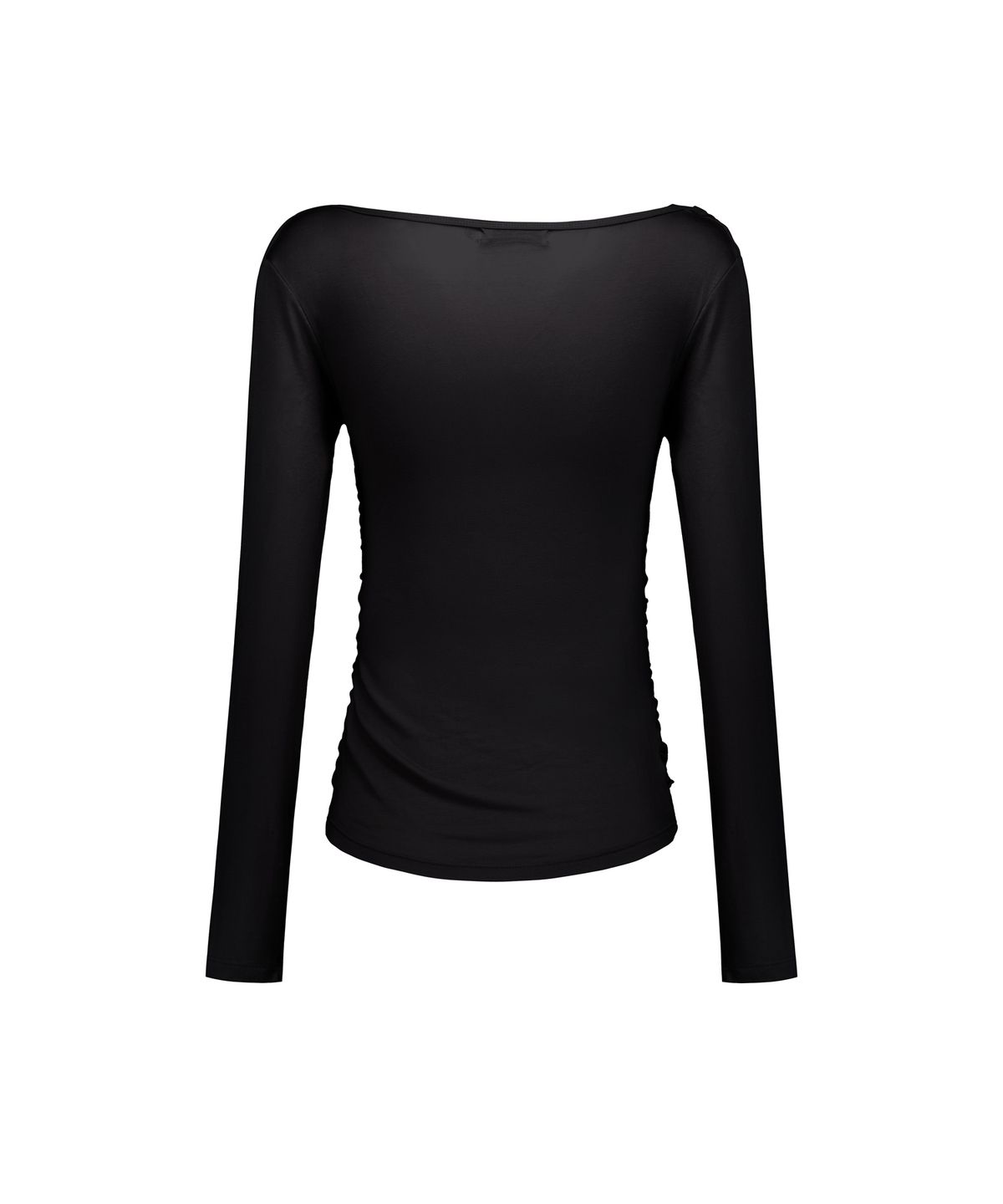 락케이크(ROCKCAKE) Pinched Cowl Top - Black