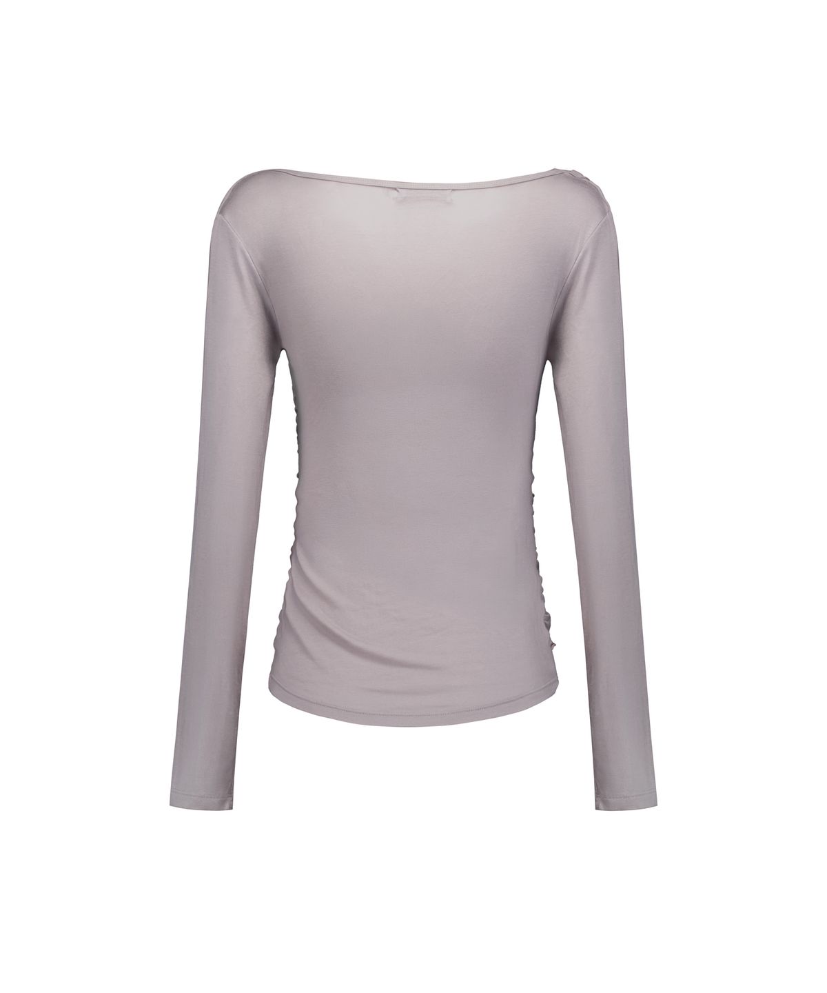락케이크(ROCKCAKE) Pinched Cowl Top - Light Gray